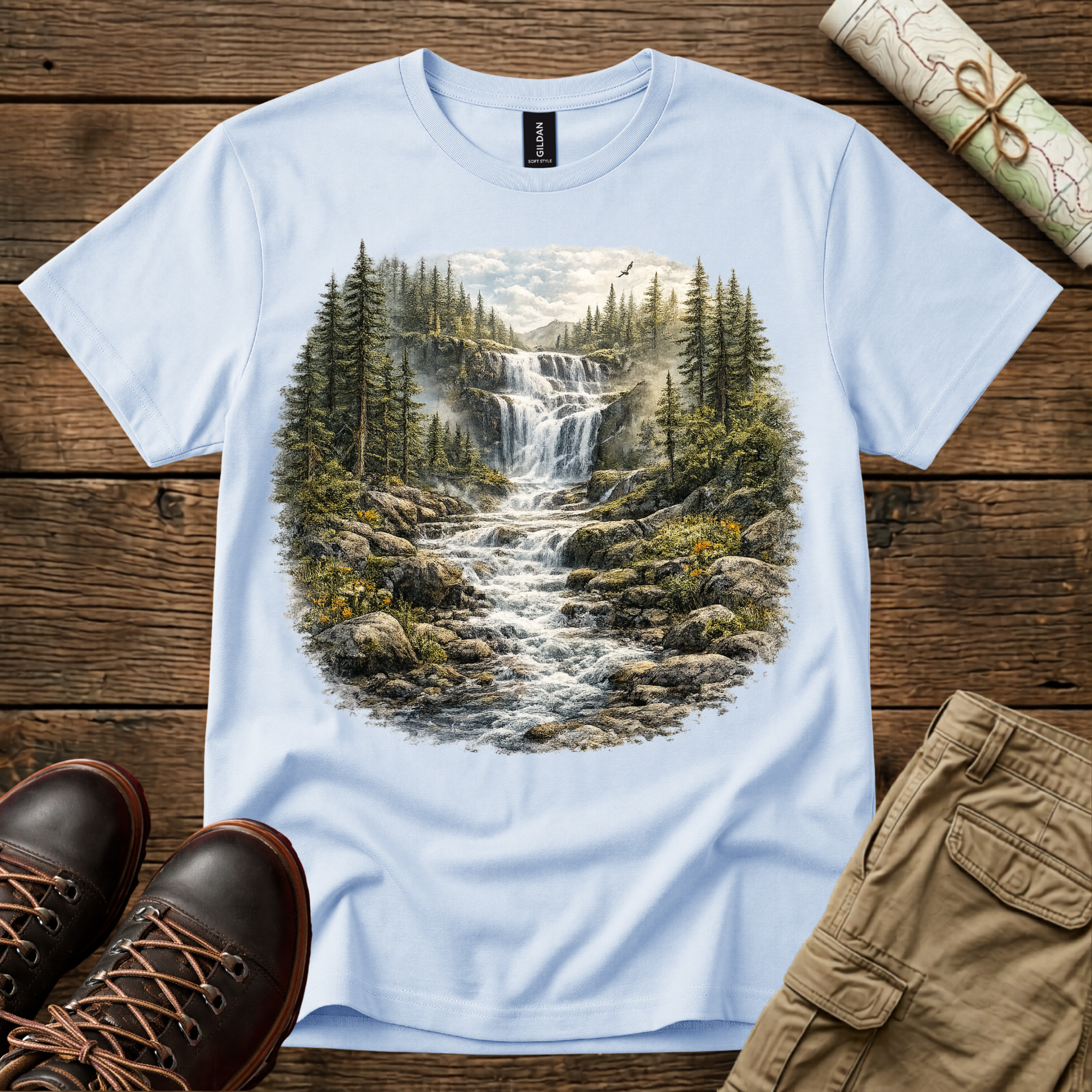 Nature Waterfall T-Shirt