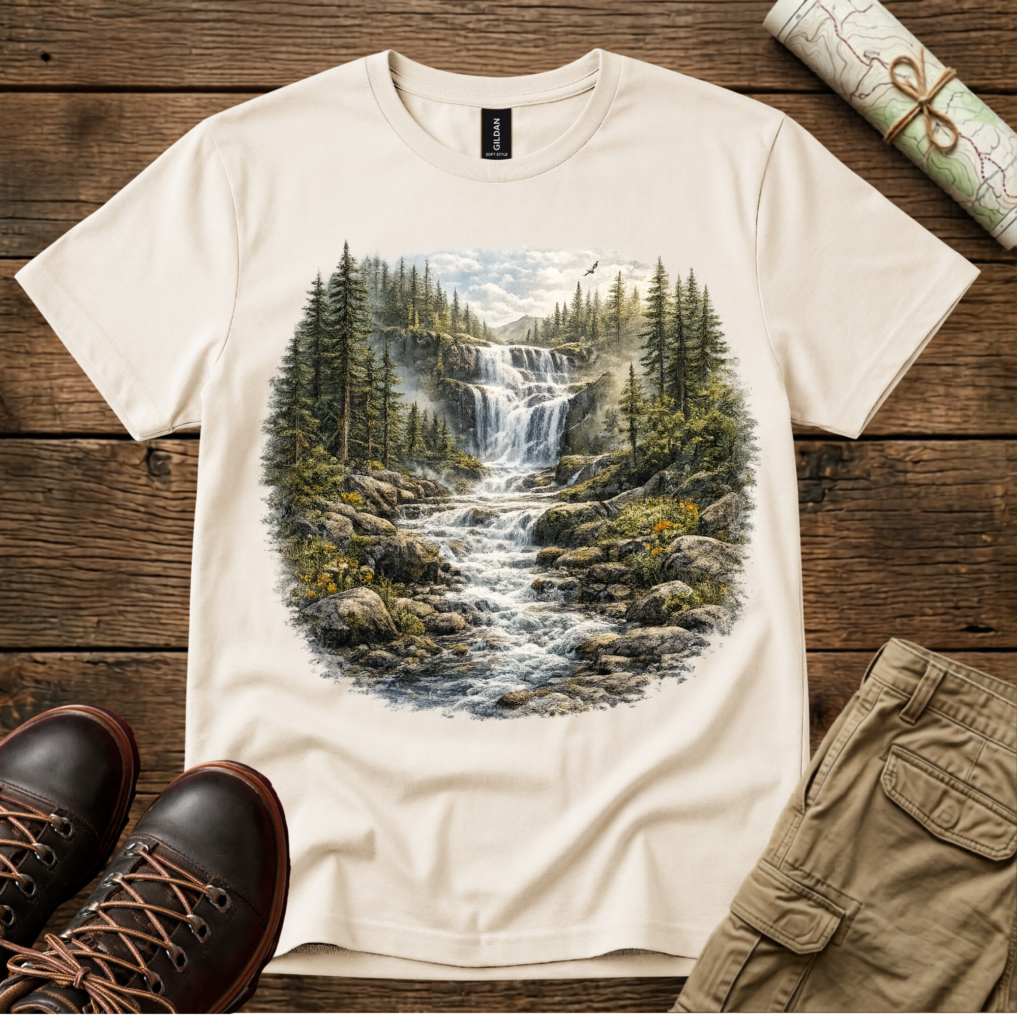 Nature Waterfall T-Shirt