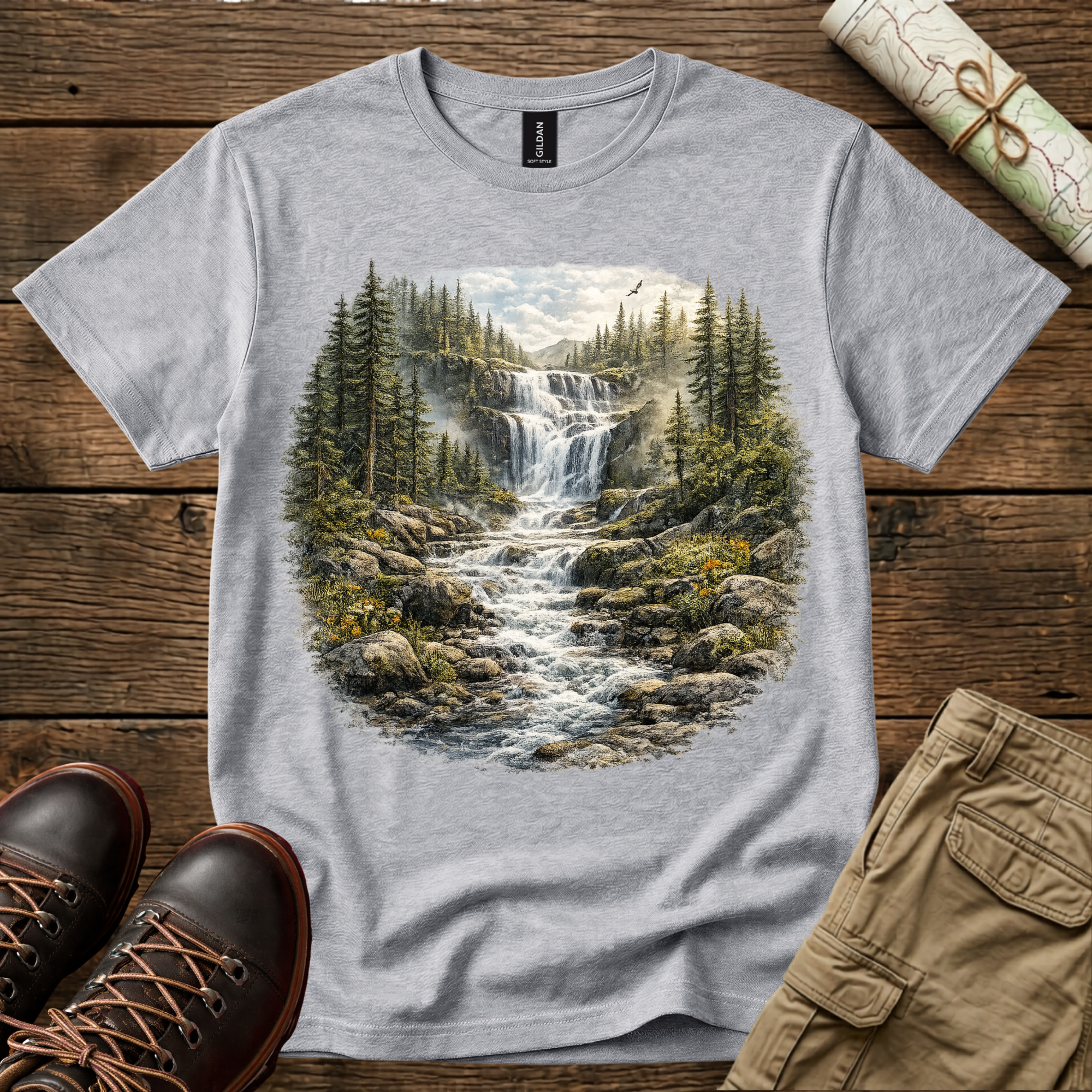 Nature Waterfall T-Shirt