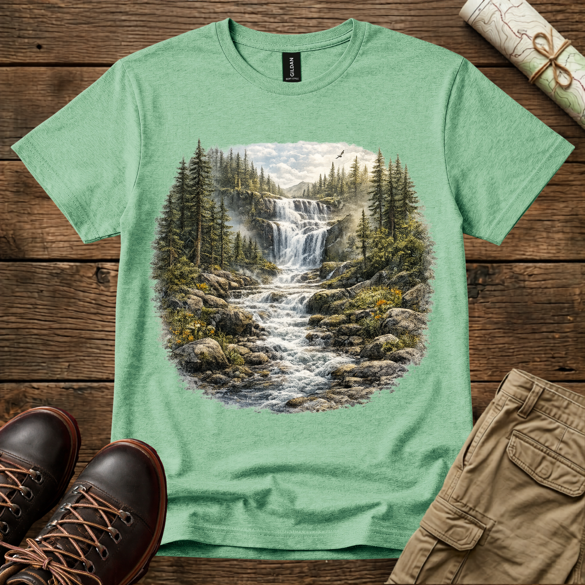 Nature Waterfall T-Shirt
