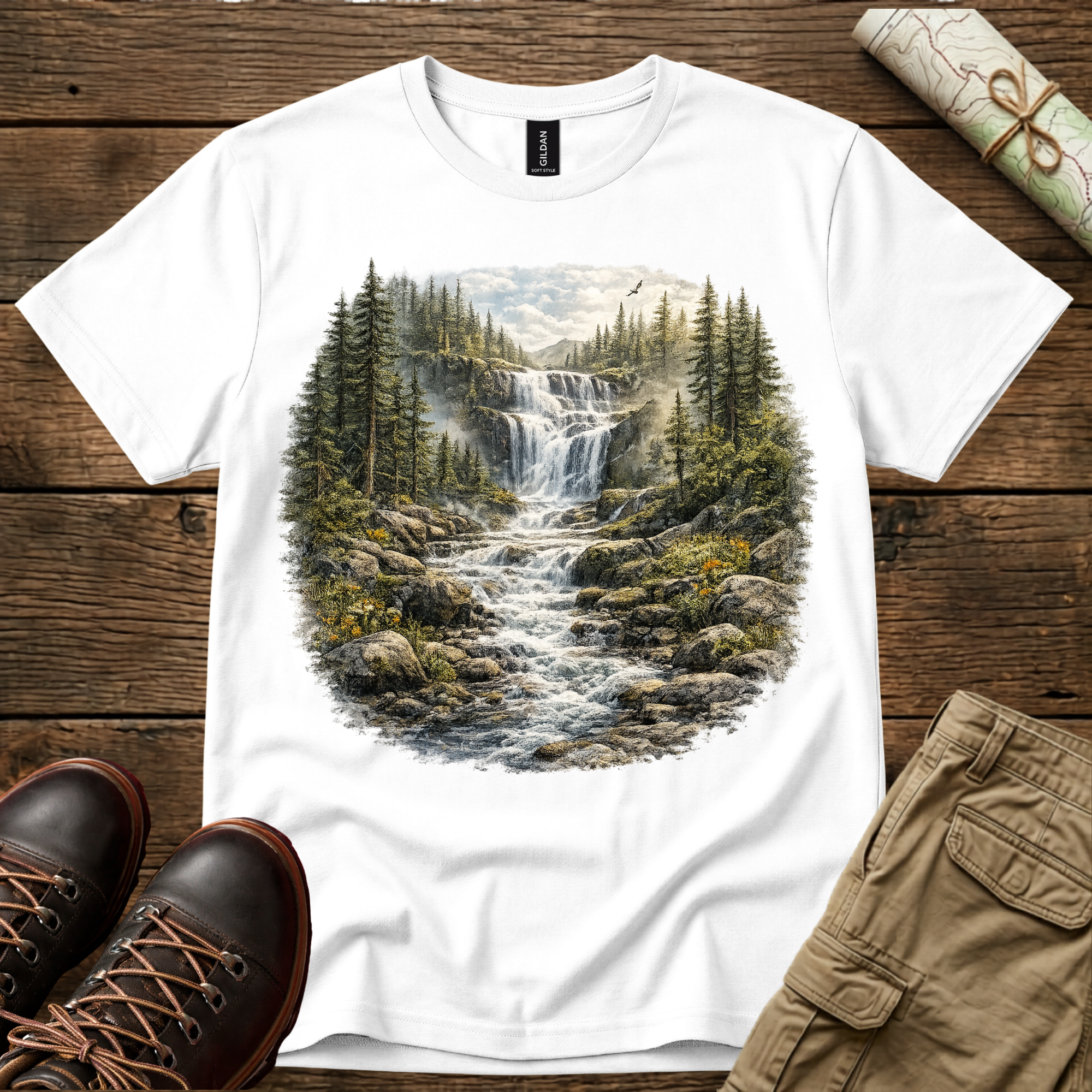 Nature Waterfall T-Shirt