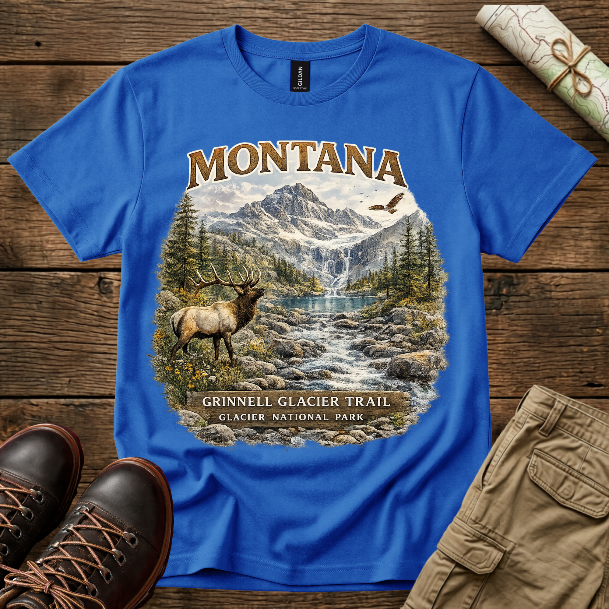 Montana Grinnell Glacier Trail T-Shirt