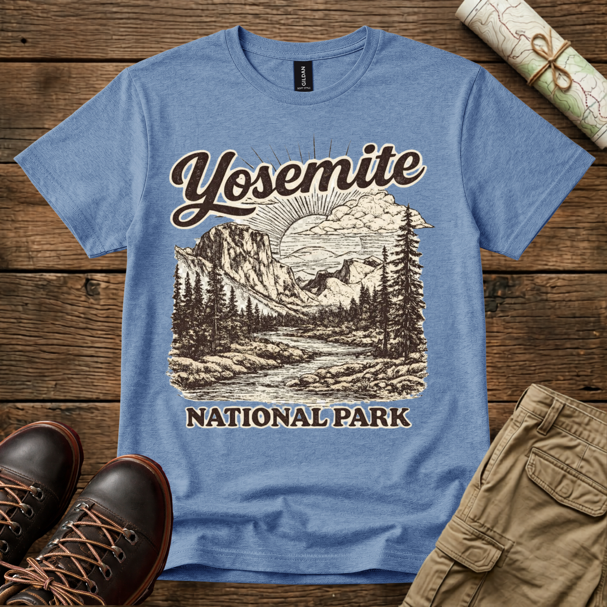 Yosemite National Park Vintage T-Shirt