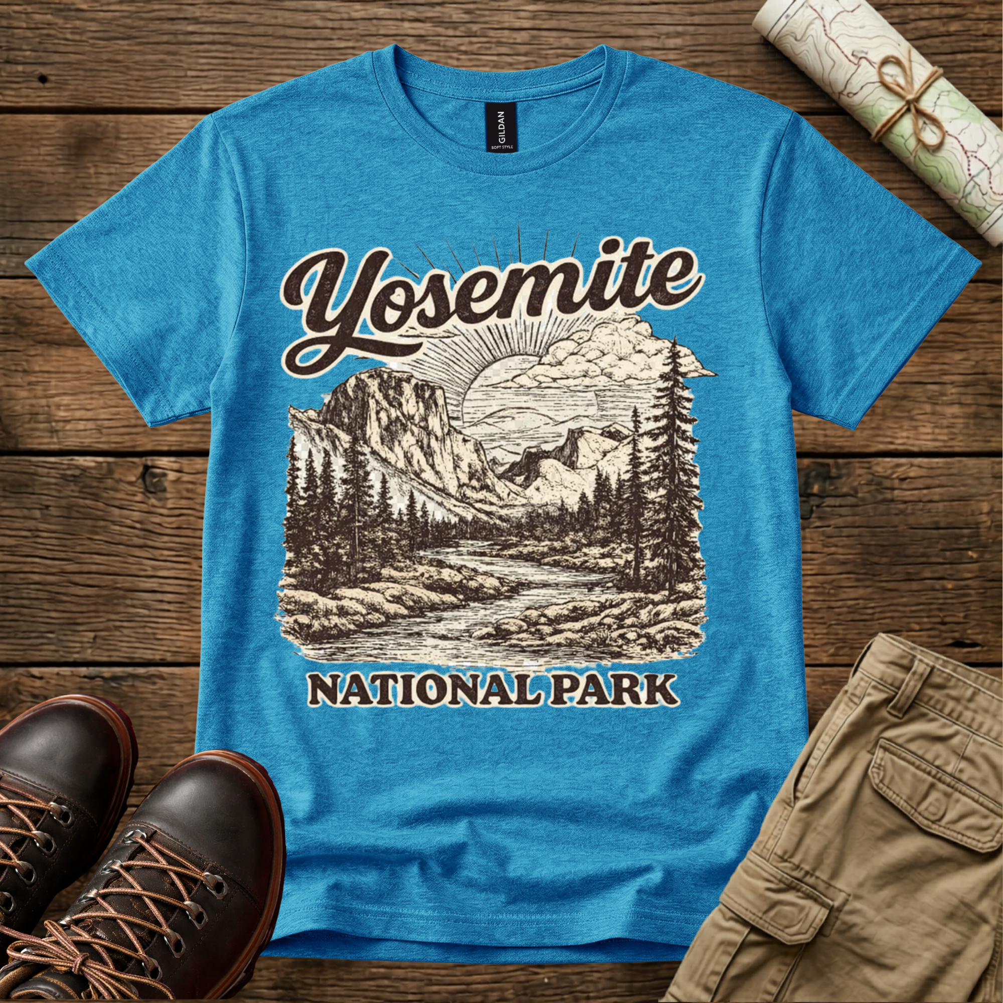 Yosemite National Park Vintage T-Shirt