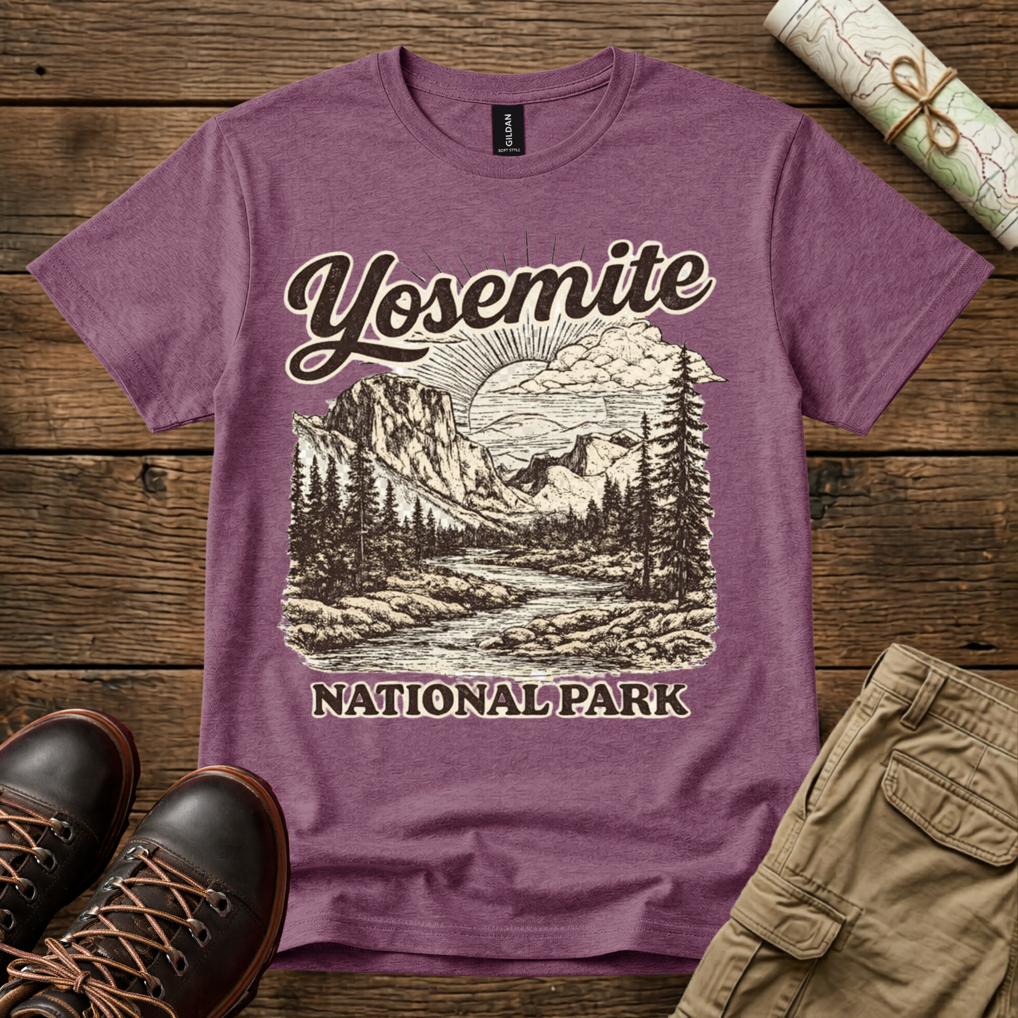 Yosemite National Park Vintage T-Shirt