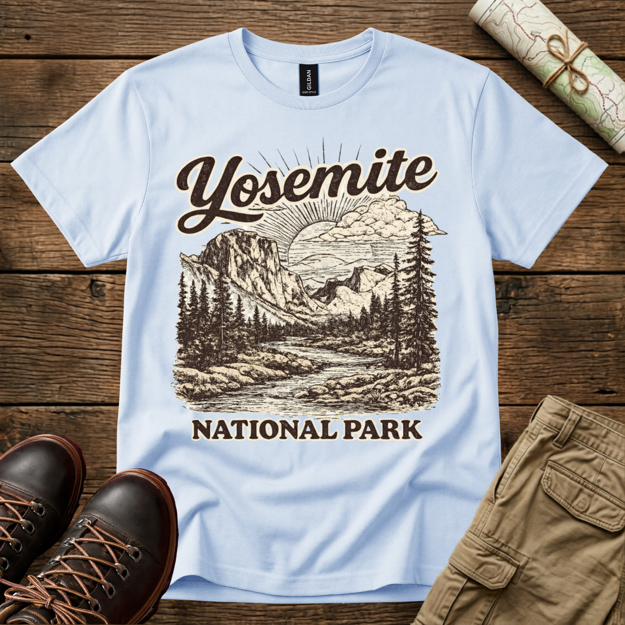 Yosemite National Park Vintage T-Shirt