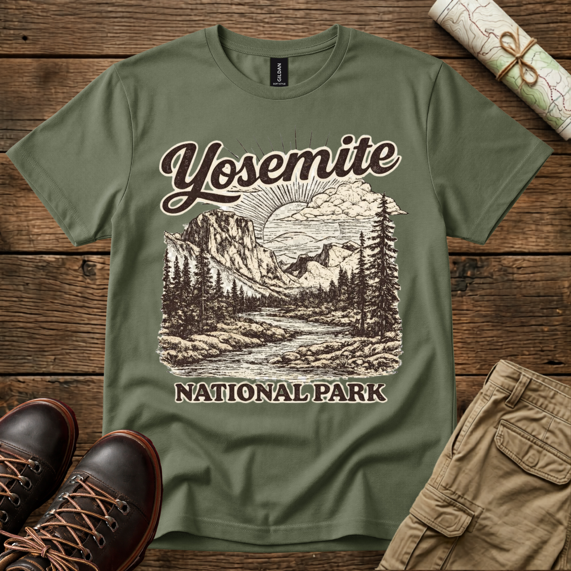 Yosemite National Park Vintage T-Shirt