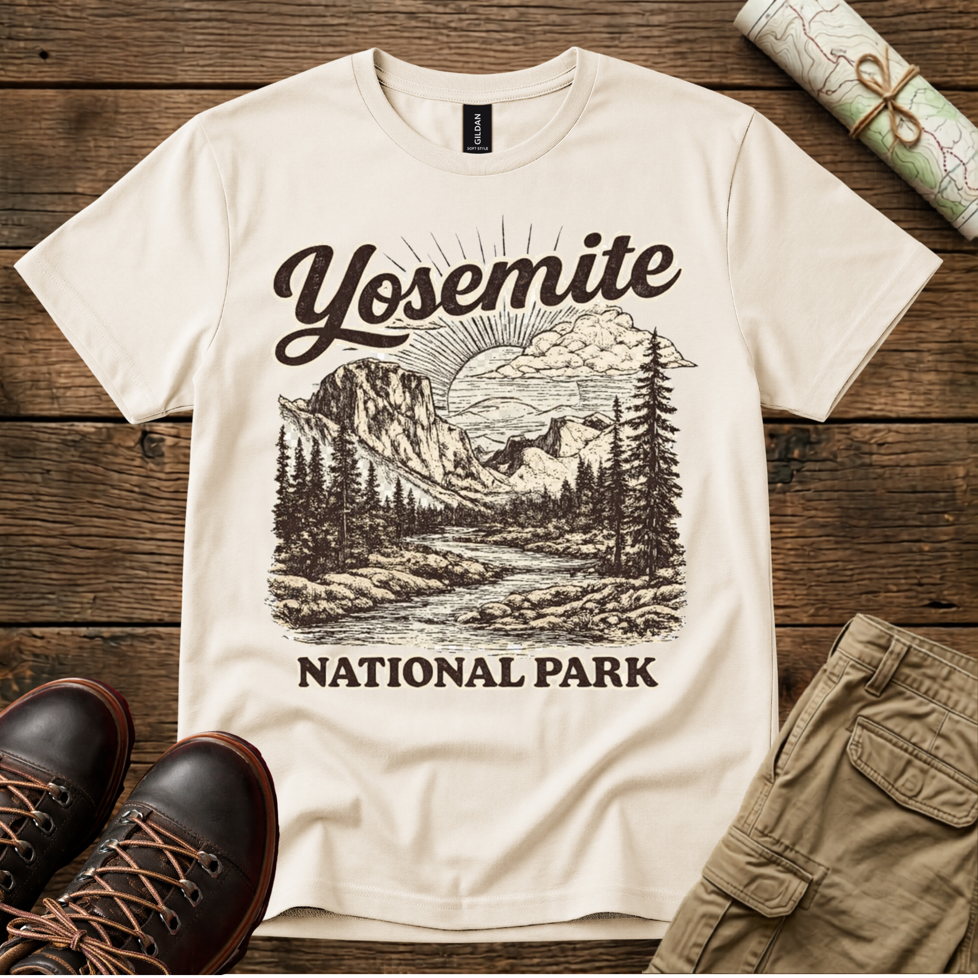 Yosemite National Park Vintage T-Shirt