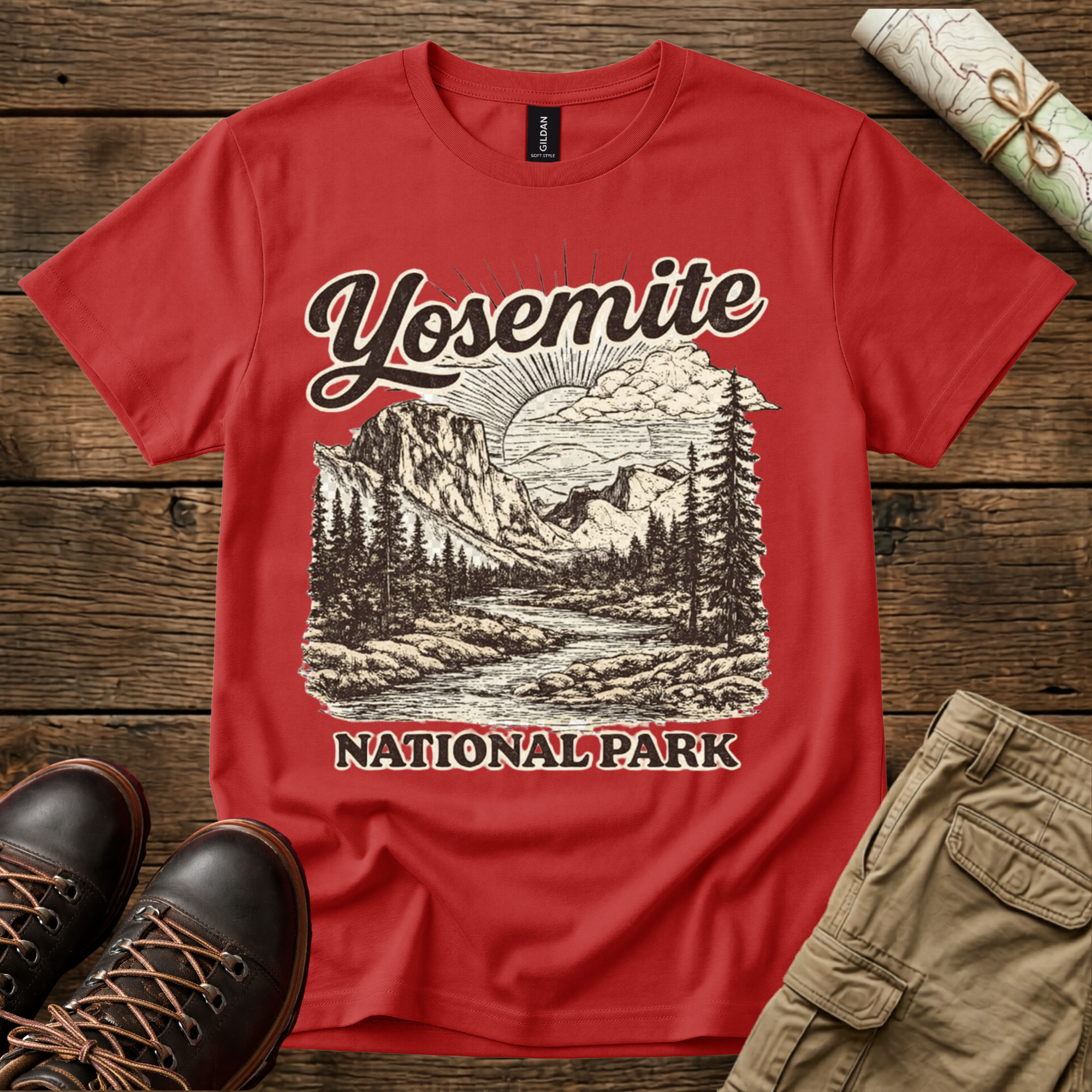 Yosemite National Park Vintage T-Shirt