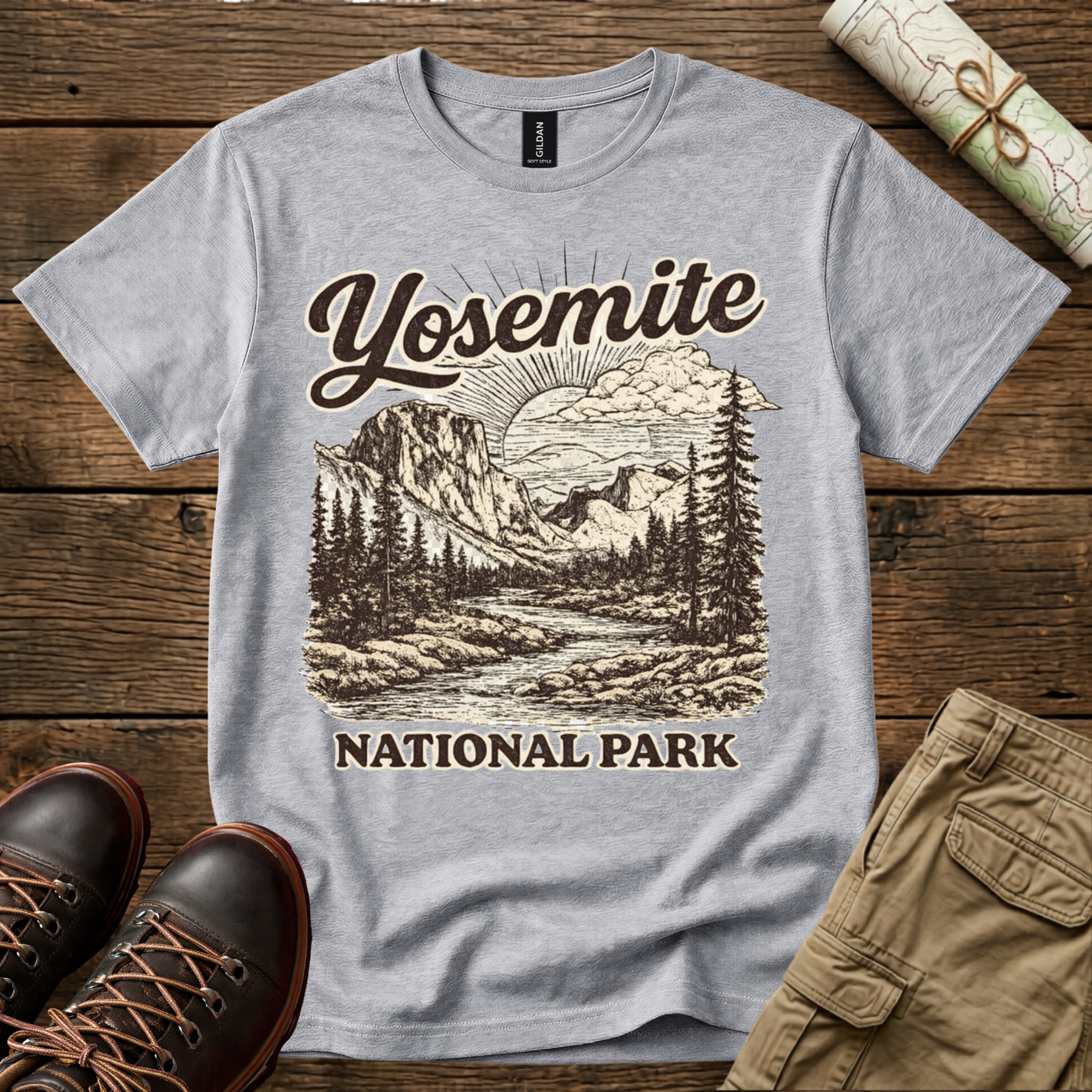 Yosemite National Park Vintage T-Shirt