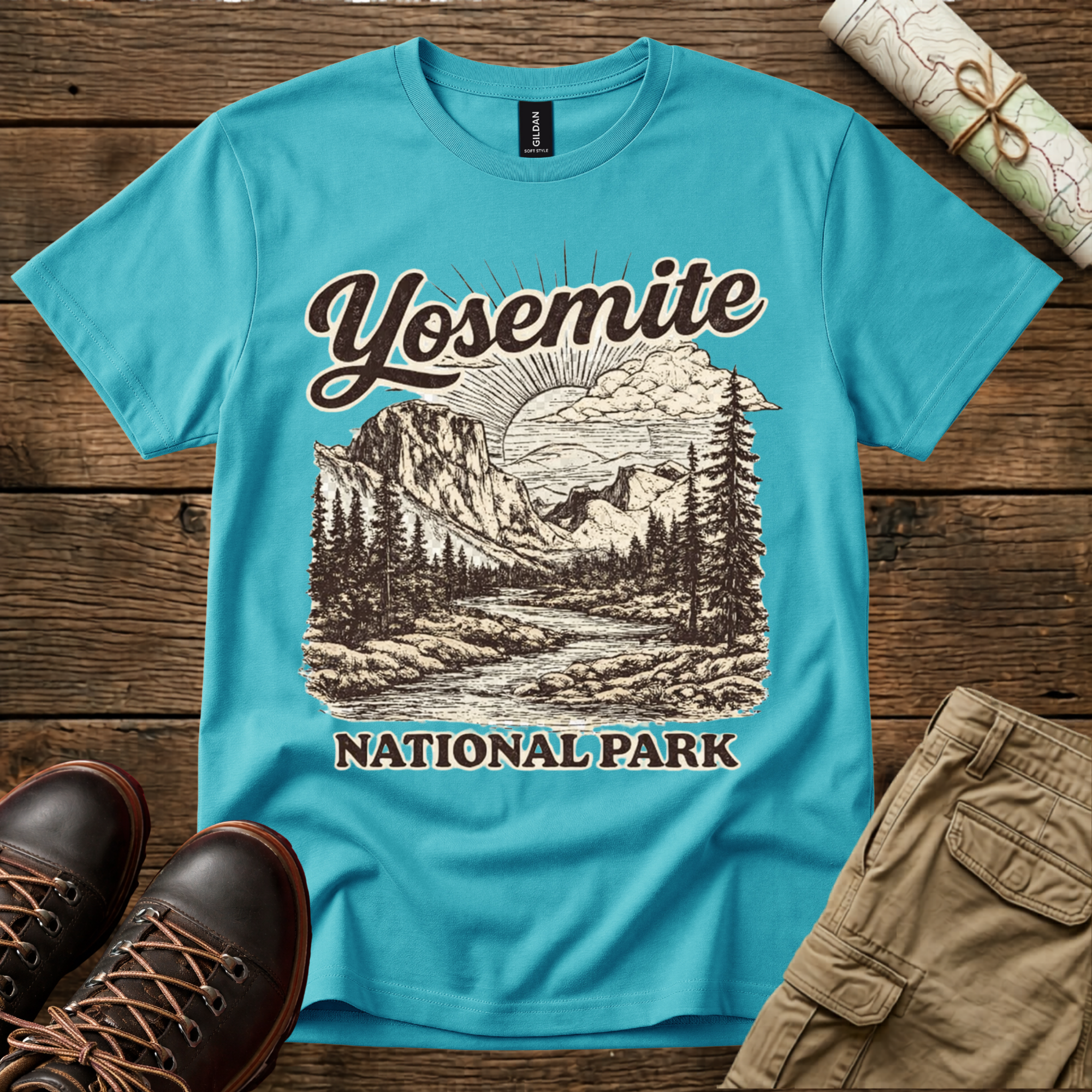 Yosemite National Park Vintage T-Shirt