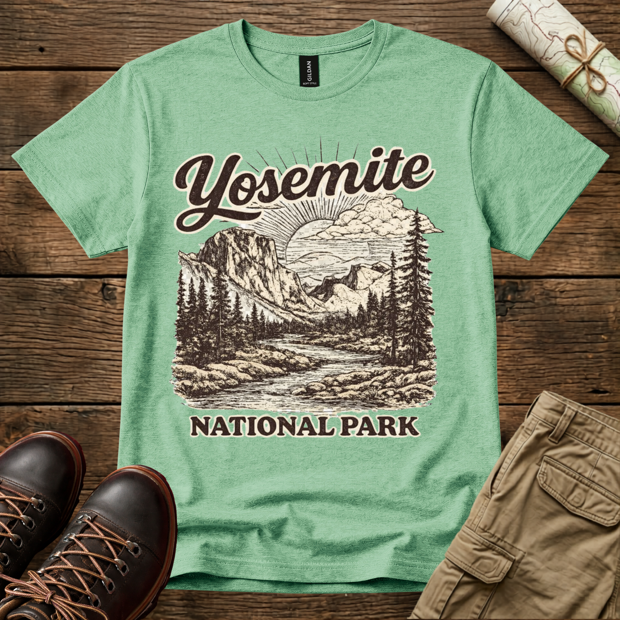 Yosemite National Park Vintage T-Shirt