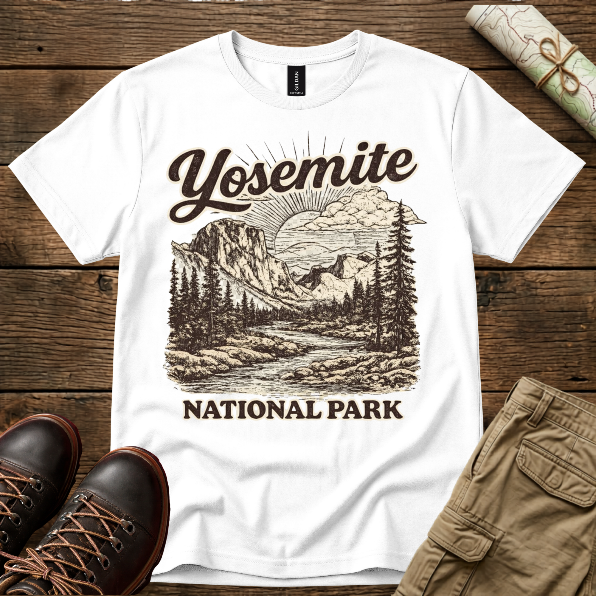 Yosemite National Park Vintage T-Shirt
