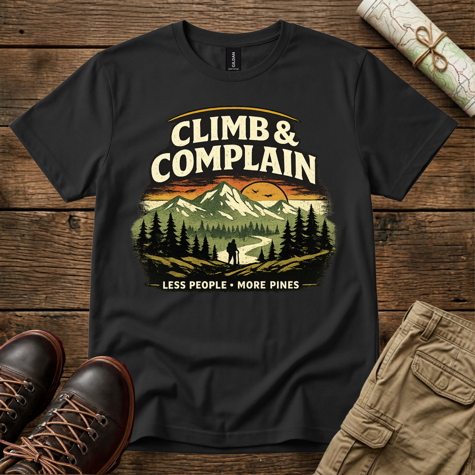 Climb & Complain Mountain T-Shirt