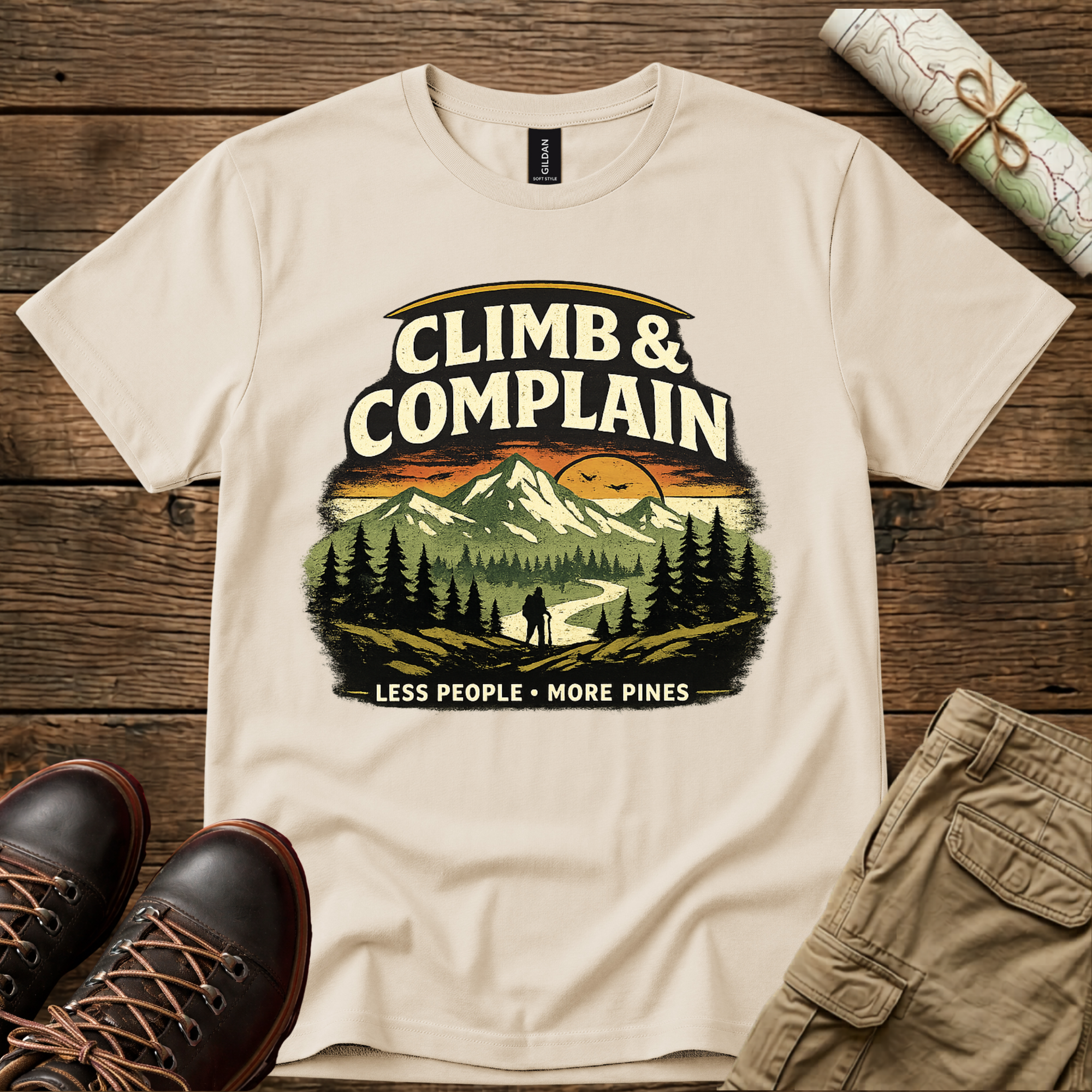 Climb & Complain Mountain T-Shirt