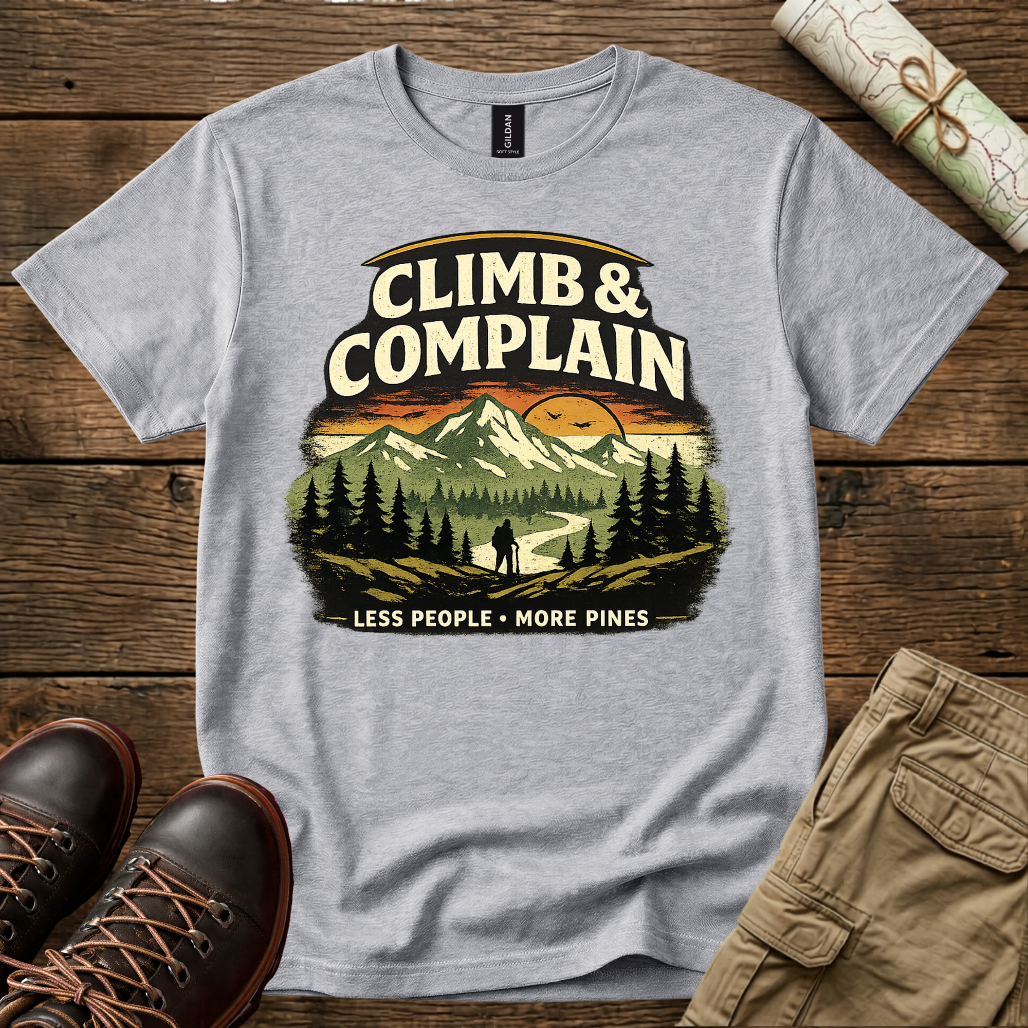 Climb & Complain Mountain T-Shirt