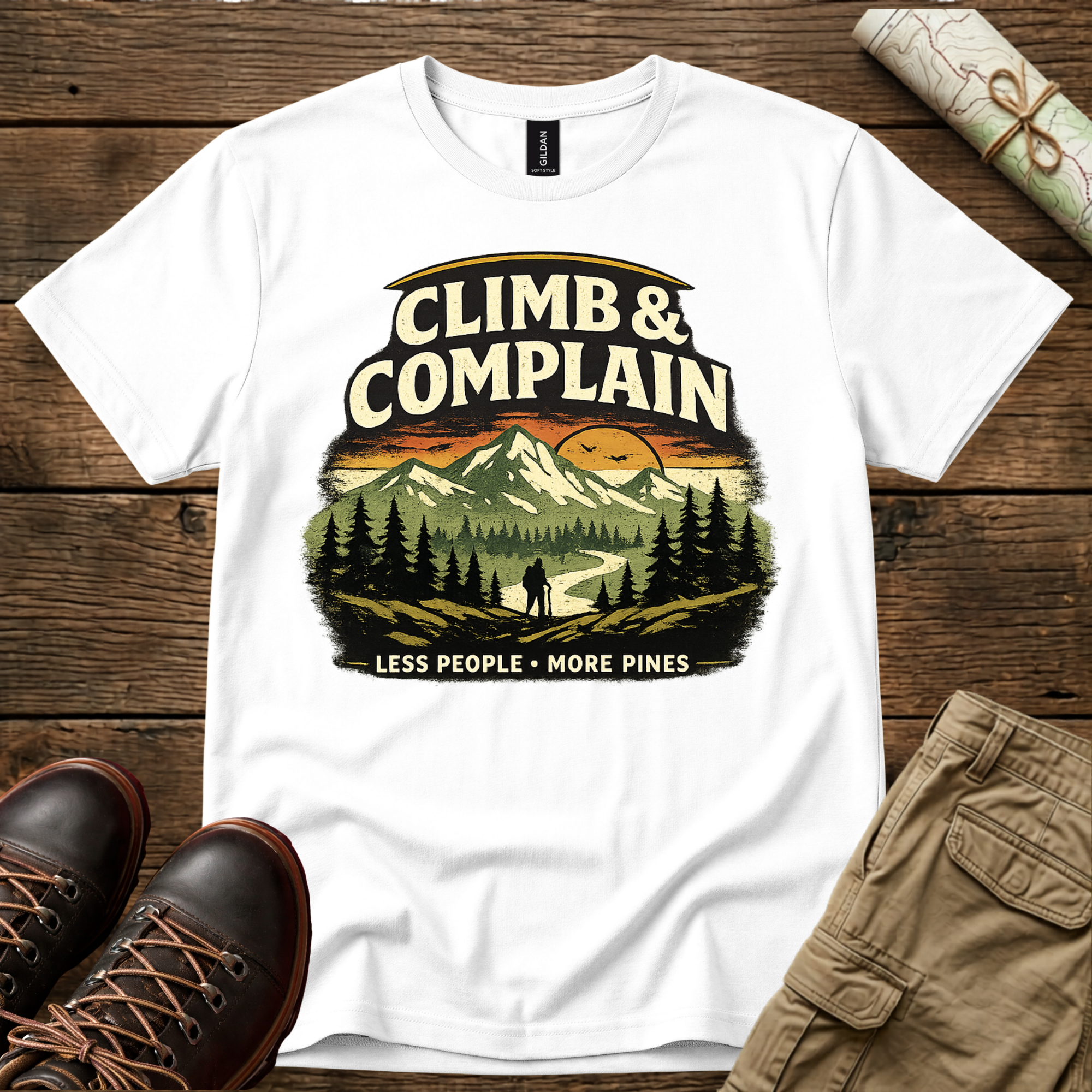Climb & Complain Mountain T-Shirt