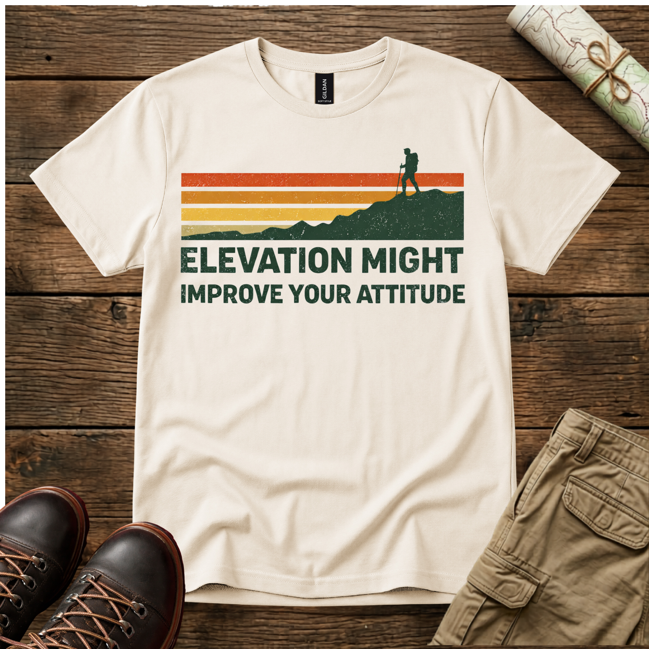 Elevation Might Improve Your Attitude T-Shirt