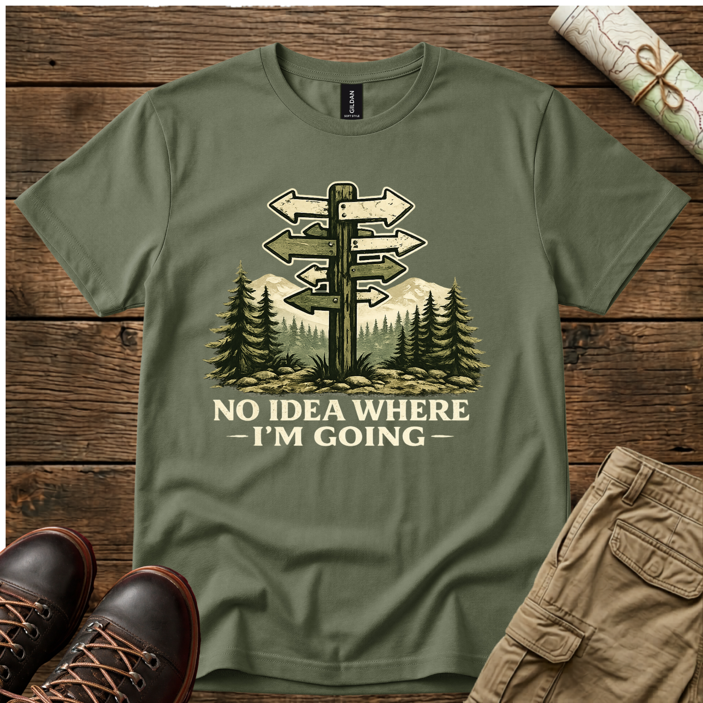 No Idea Where I'm Going T-Shirt