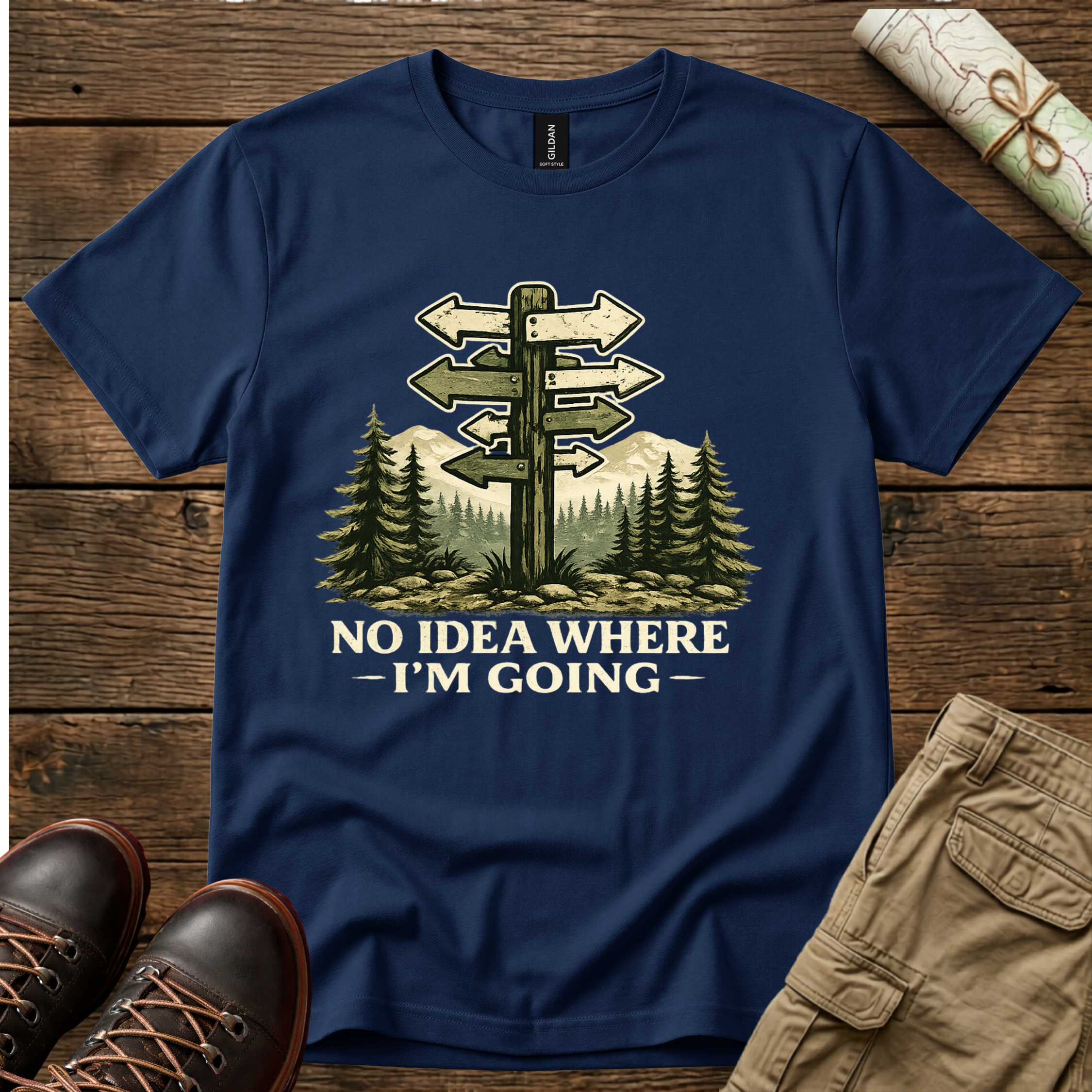 No Idea Where I'm Going T-Shirt