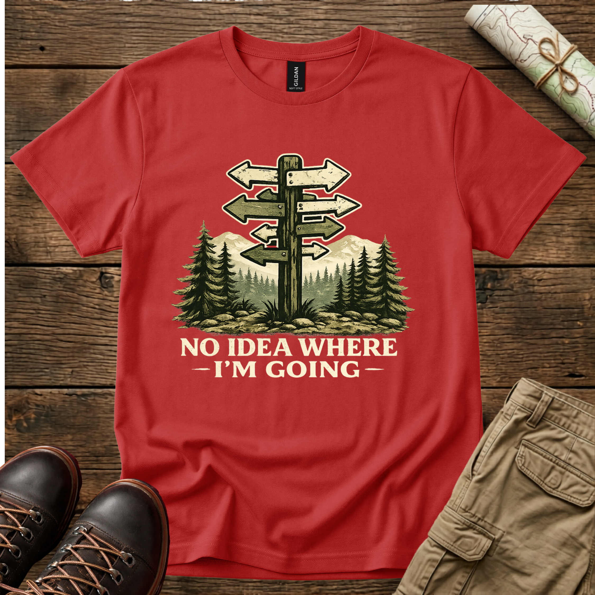 No Idea Where I'm Going T-Shirt