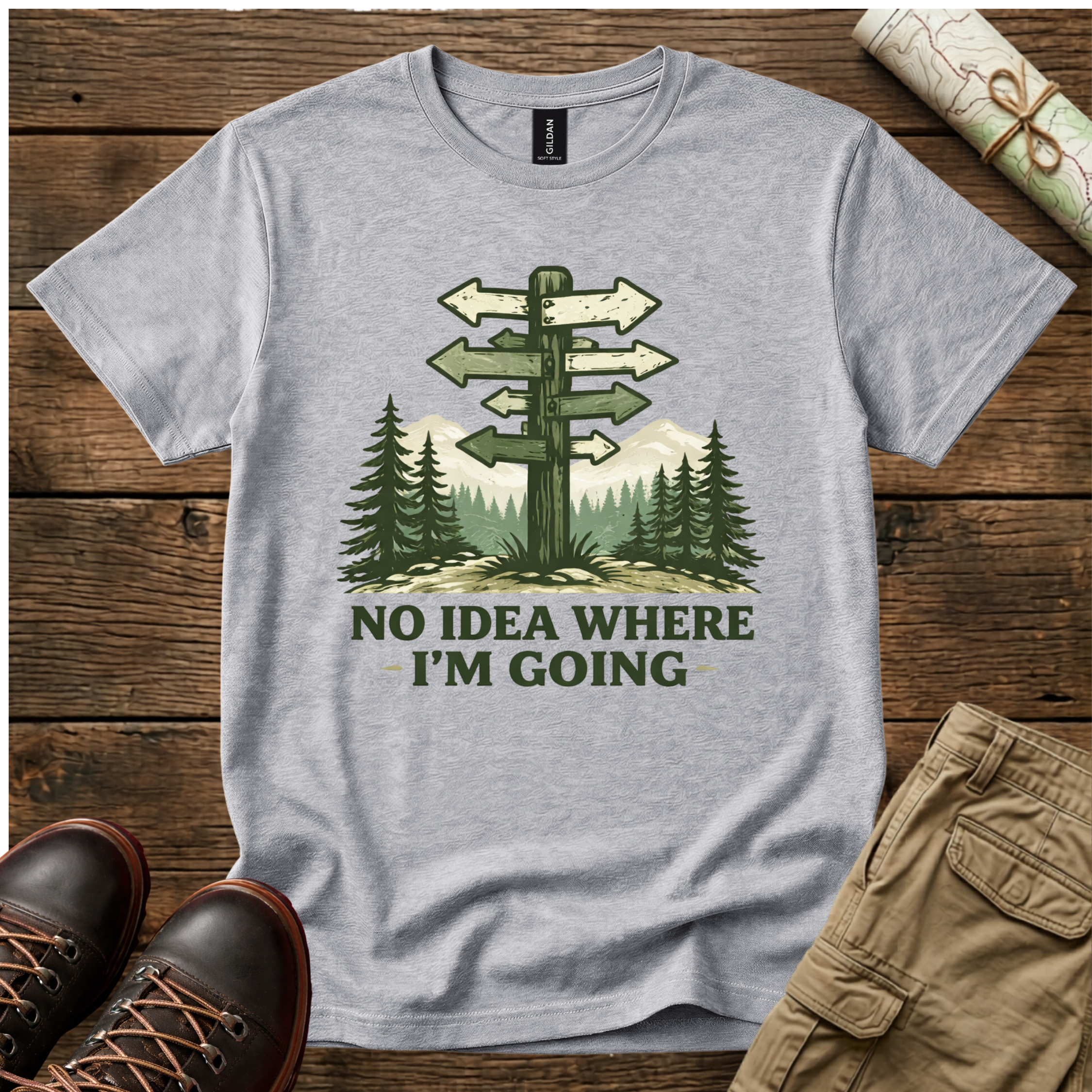 No Idea Where I'm Going T-Shirt