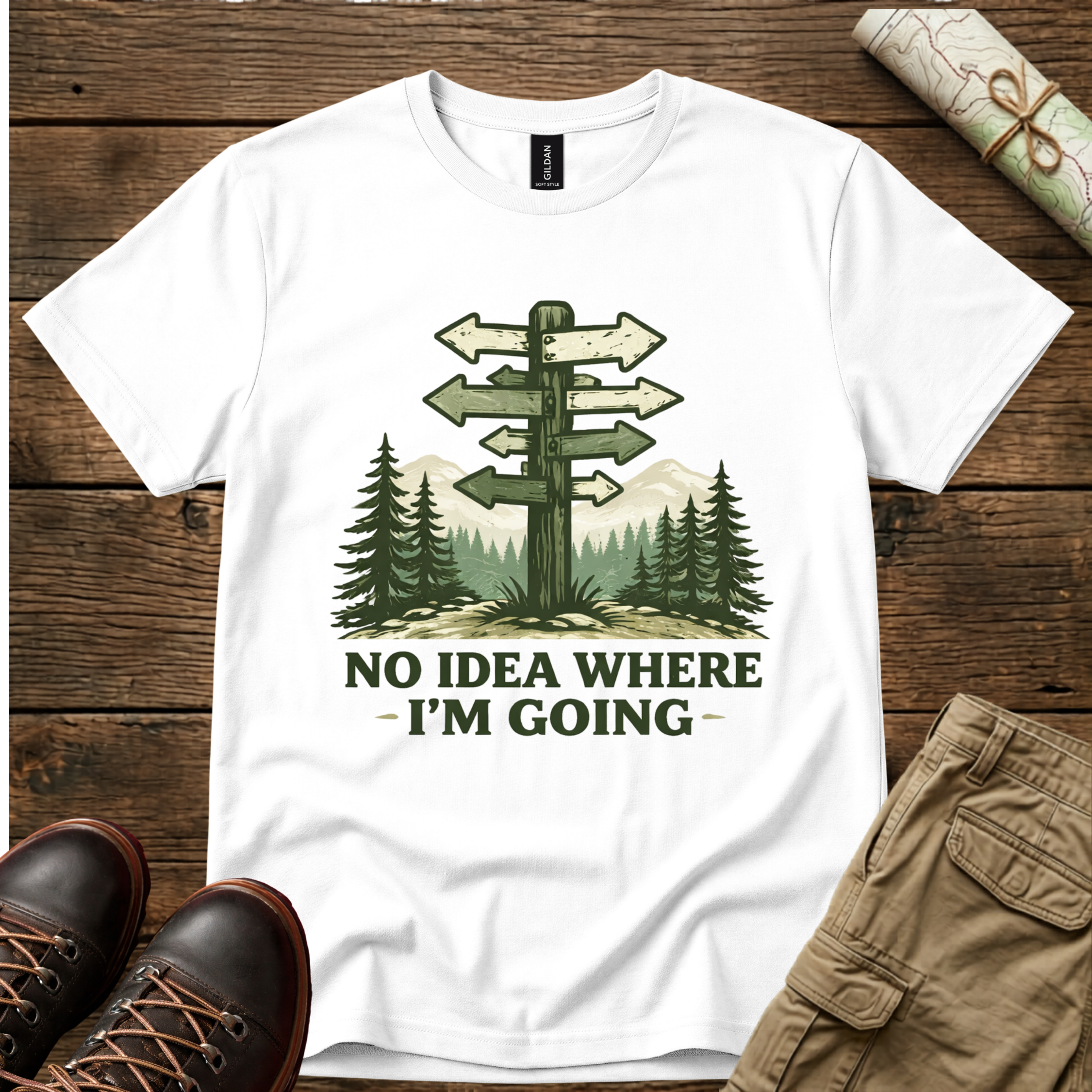 No Idea Where I'm Going T-Shirt