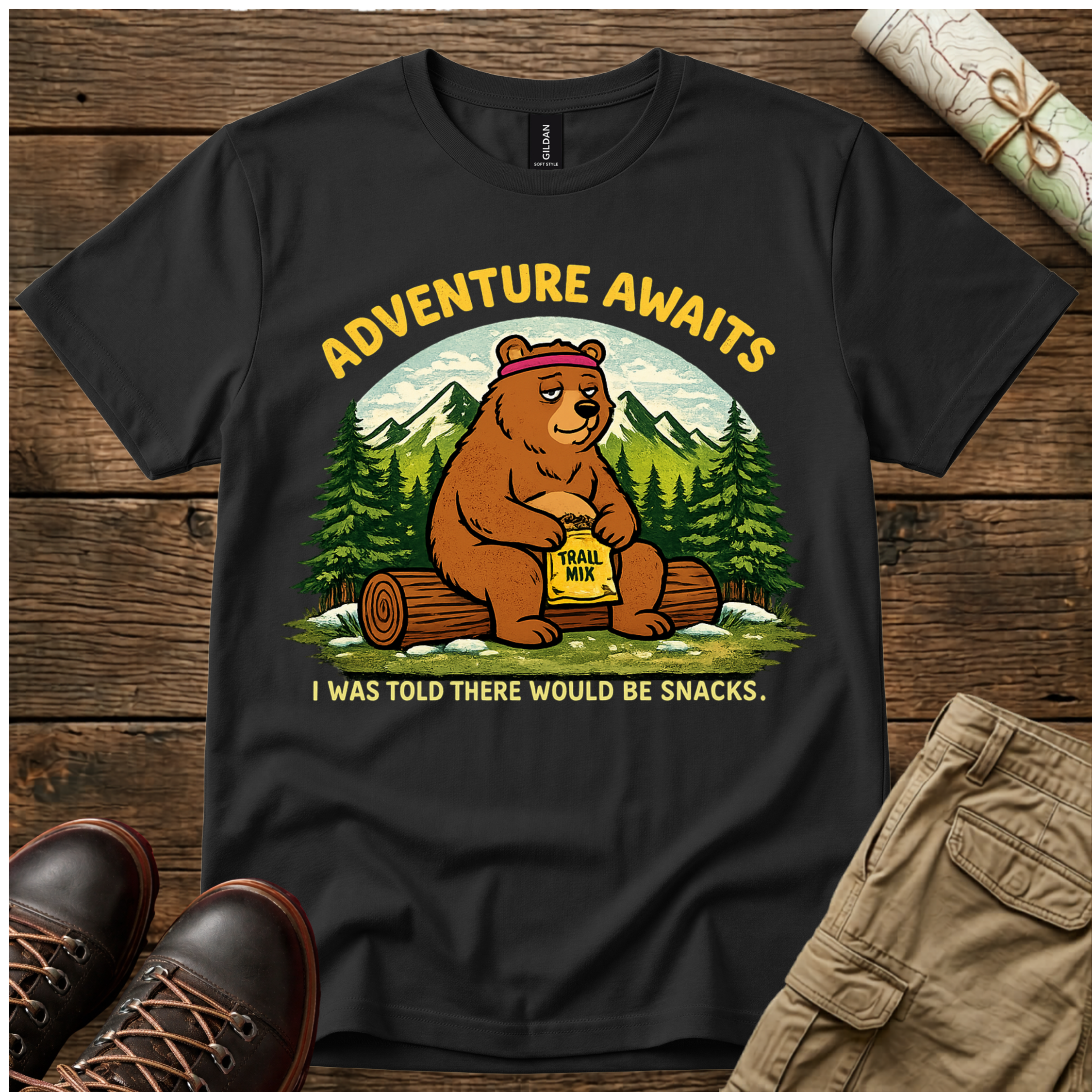 Snack Quest Bear T-Shirt