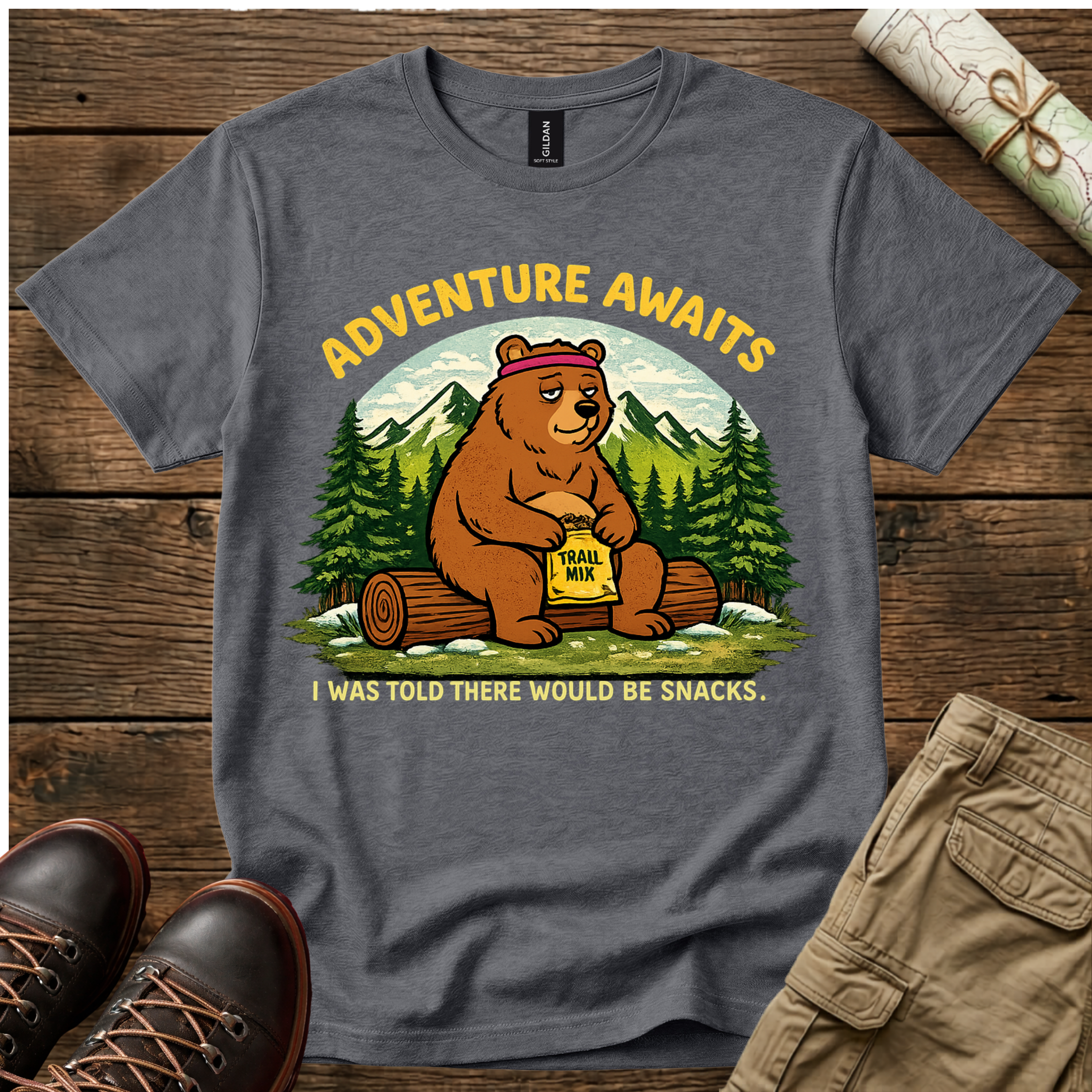 Snack Quest Bear T-Shirt