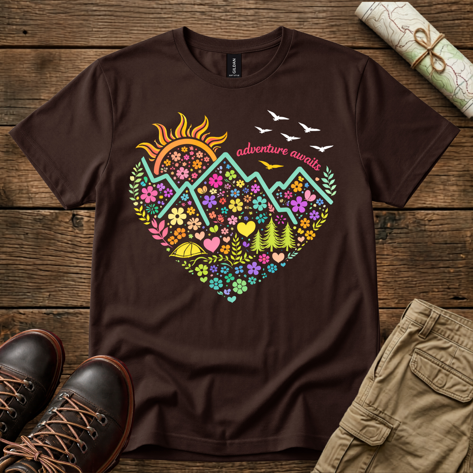 The Heart Adventure Awaits T-Shirt