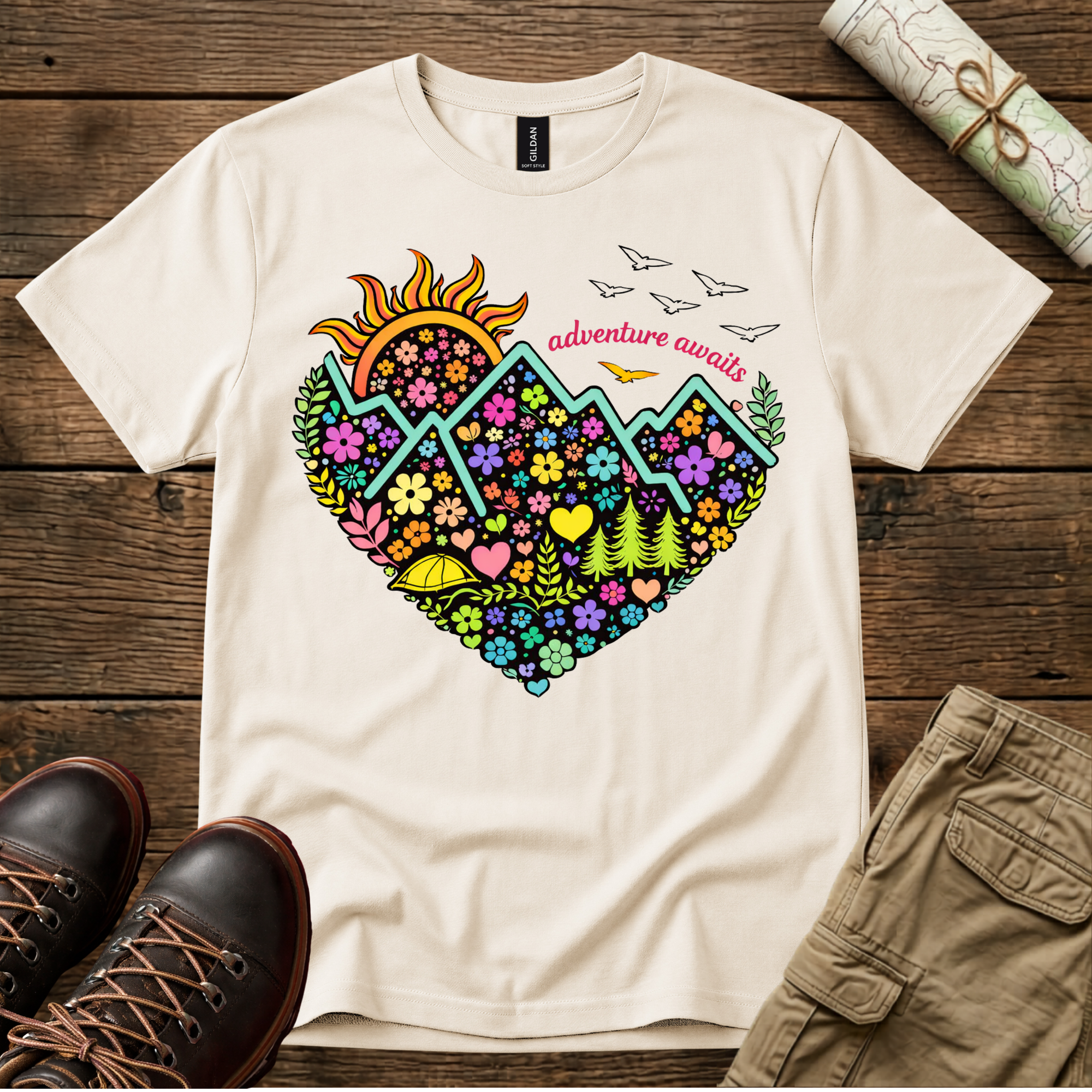 The Heart Adventure Awaits T-Shirt