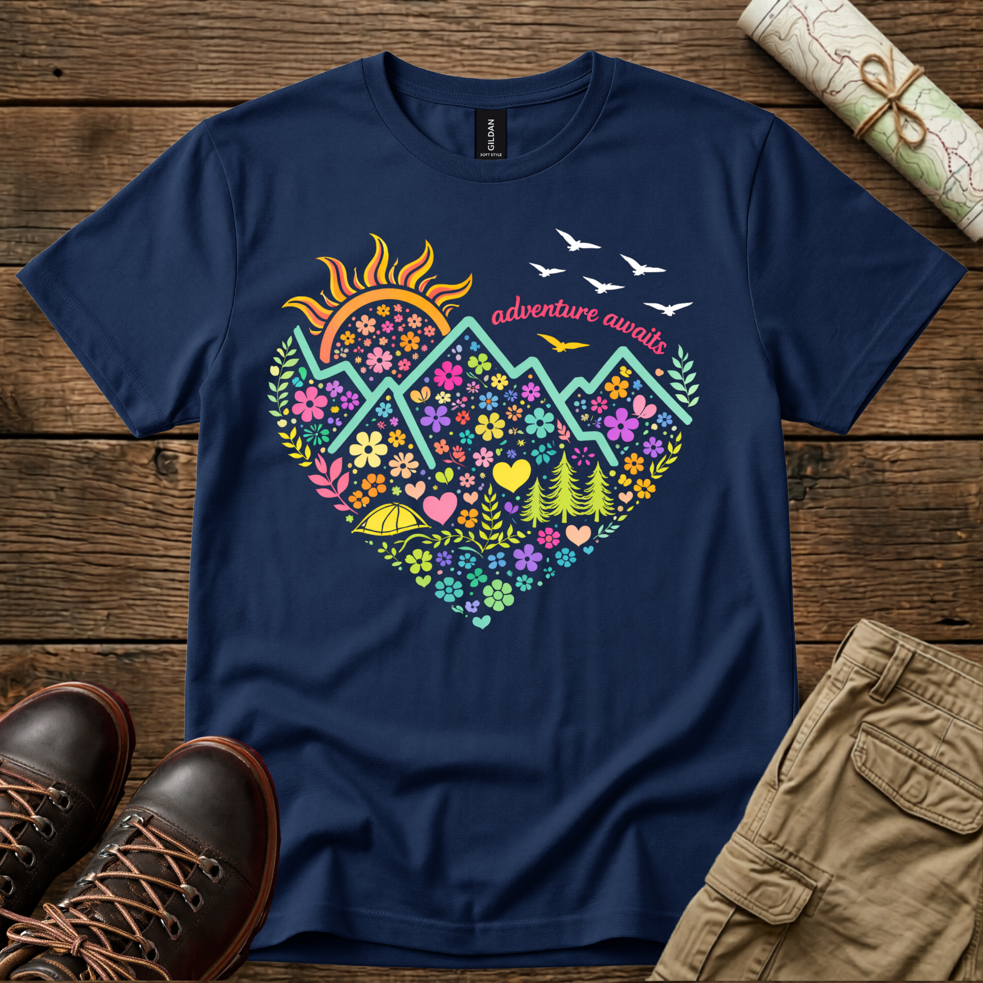 The Heart Adventure Awaits T-Shirt