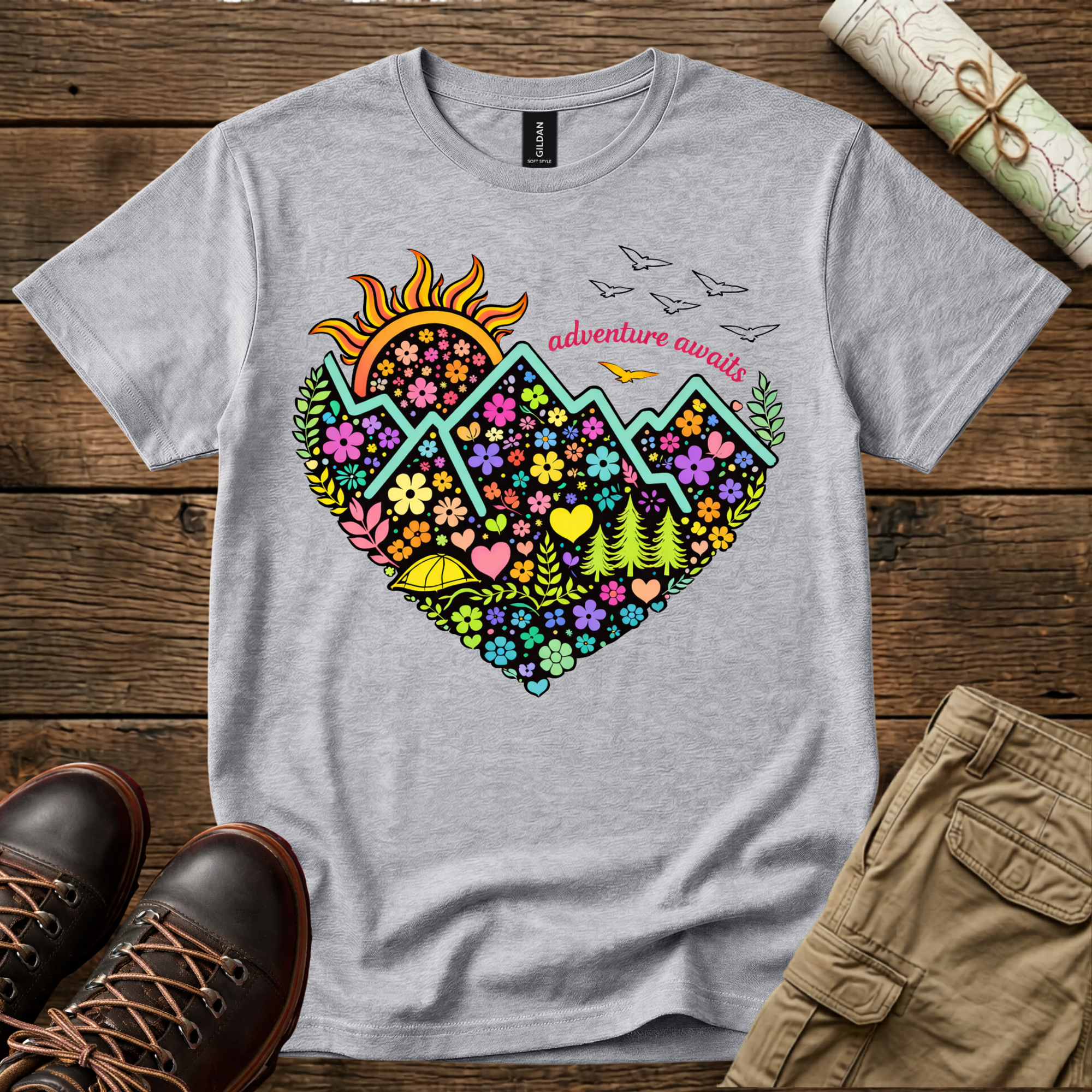 The Heart Adventure Awaits T-Shirt