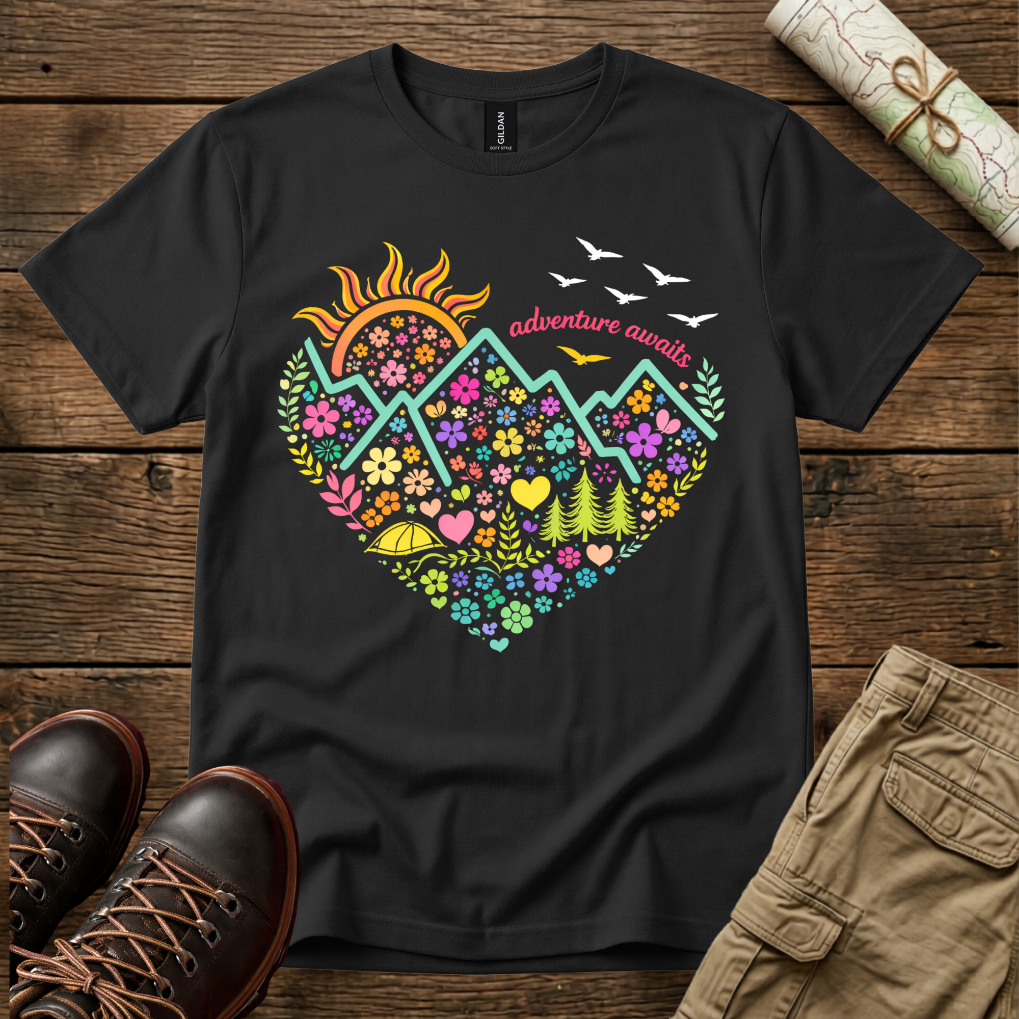 The Heart Adventure Awaits T-Shirt
