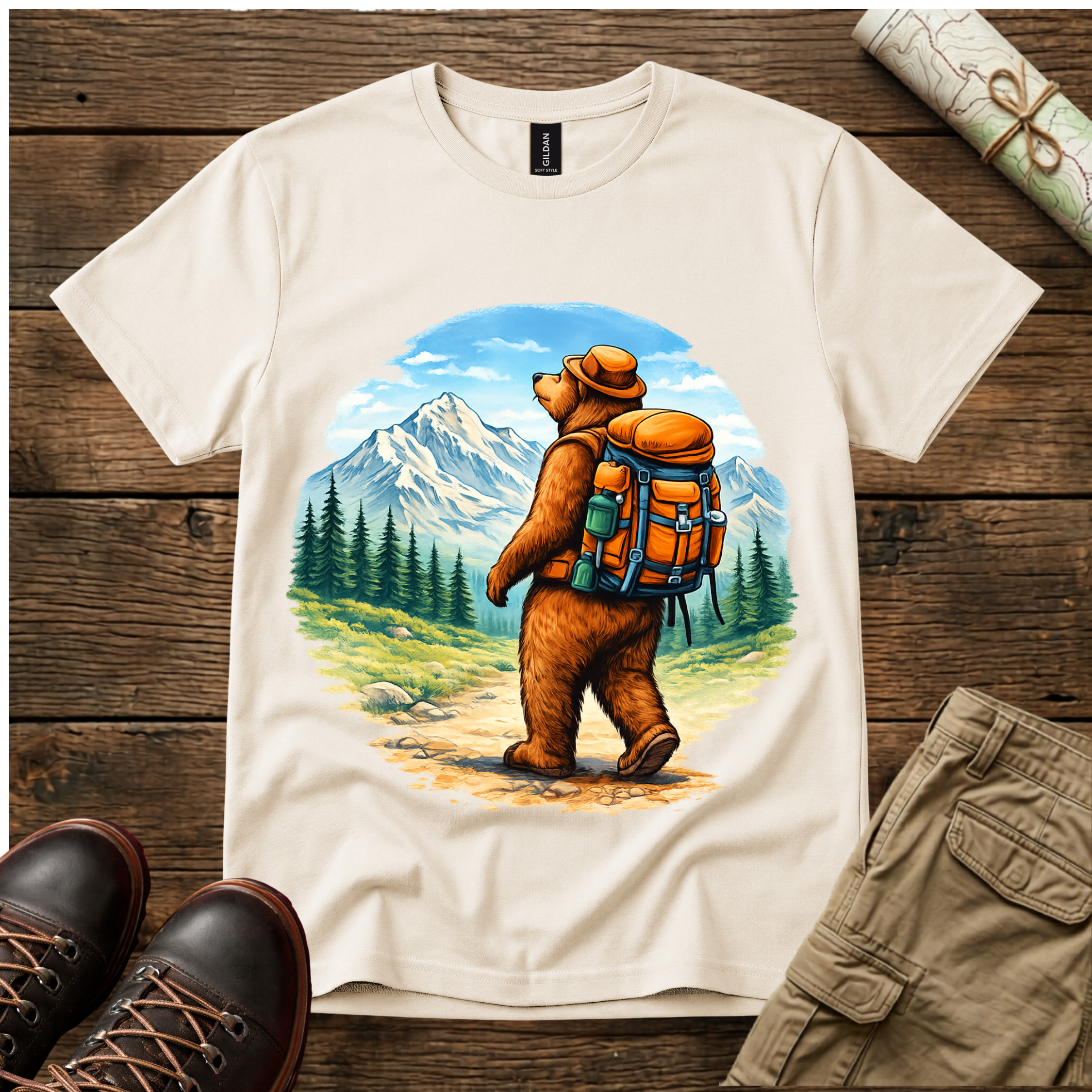 Bear Hiker T-Shirt