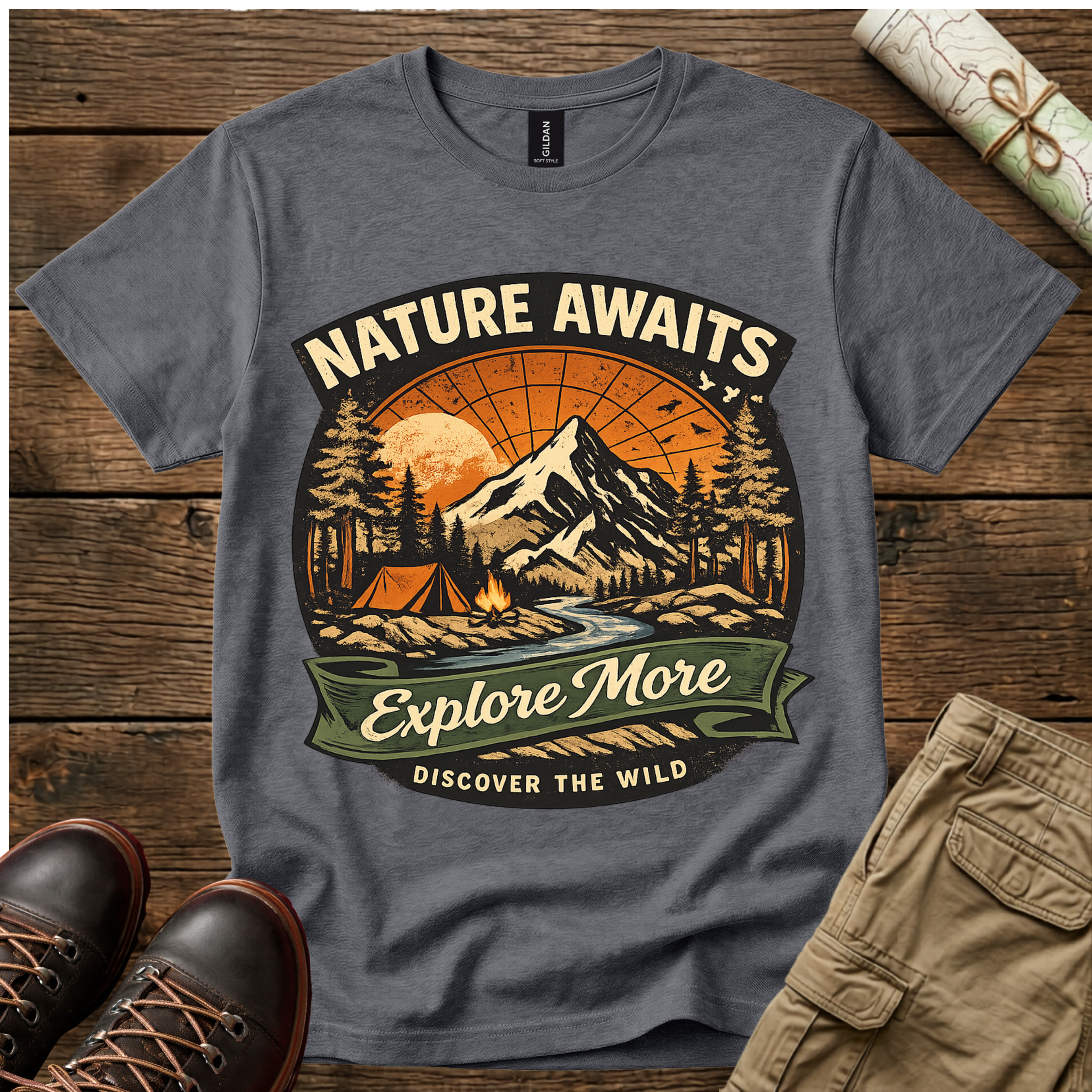 Nature Awaits Explore More T-Shirt