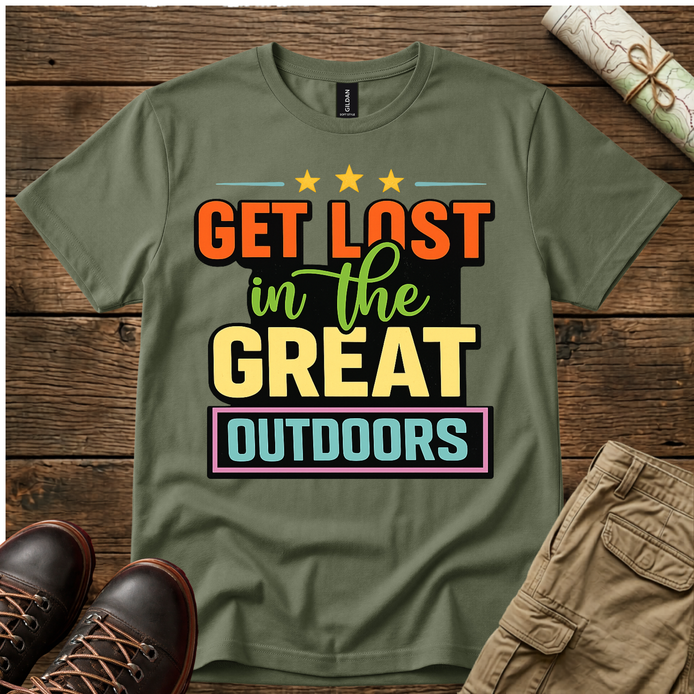 Get Lost In The Great Outdoors T-Shirt
