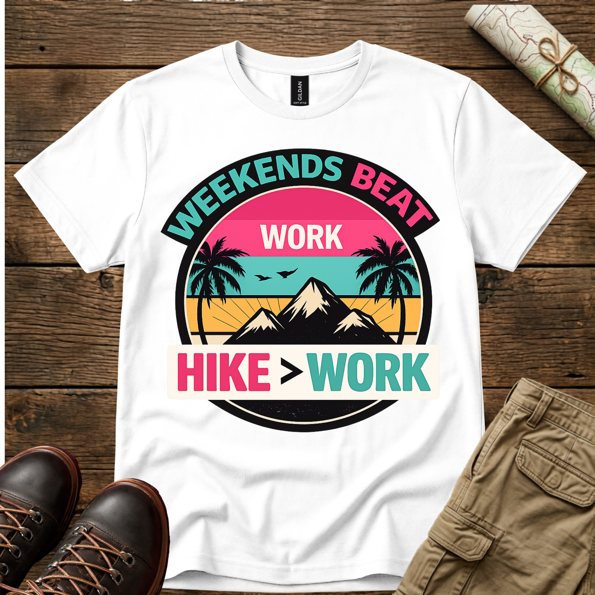 Weekends Beat Work T-Shirt