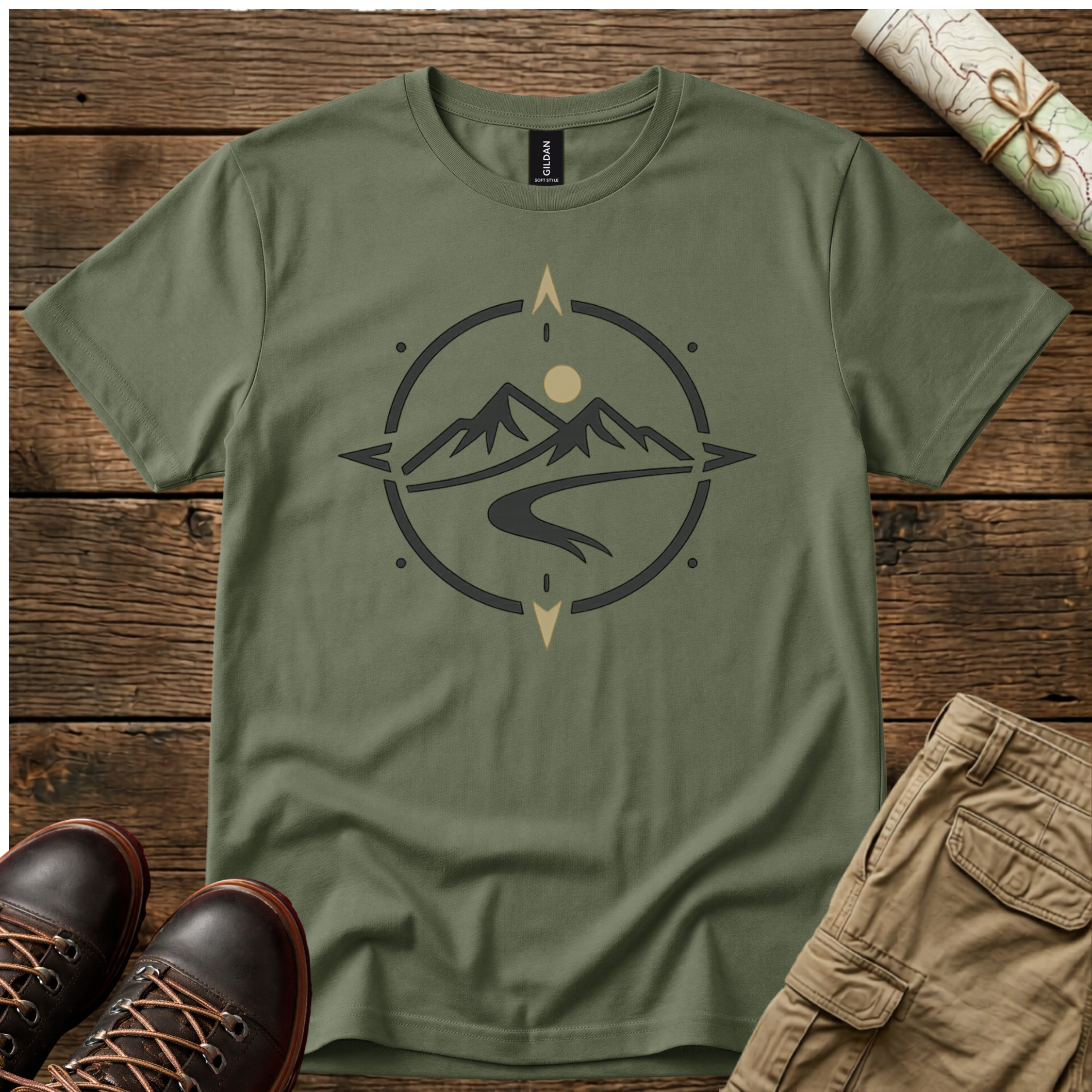 Compass Landscape T-Shirt
