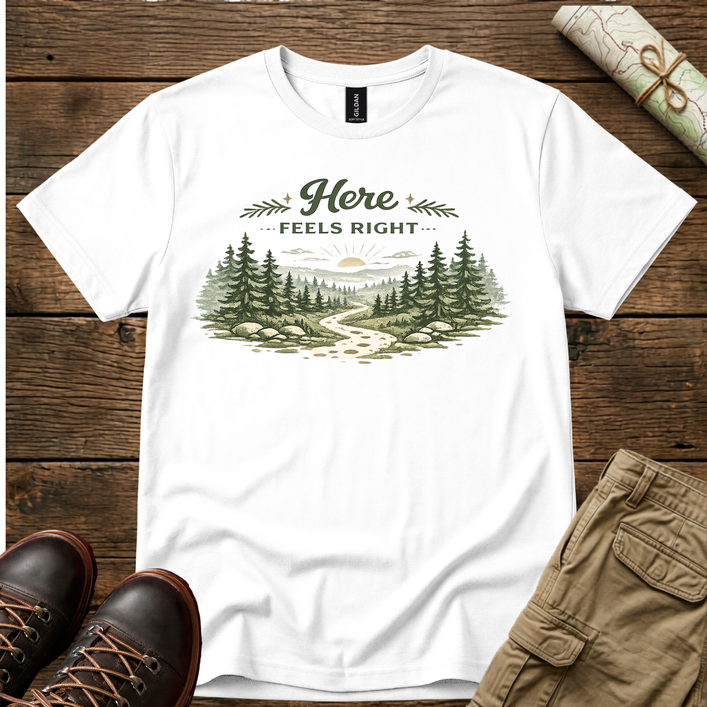 Here Feels Right T-Shirt