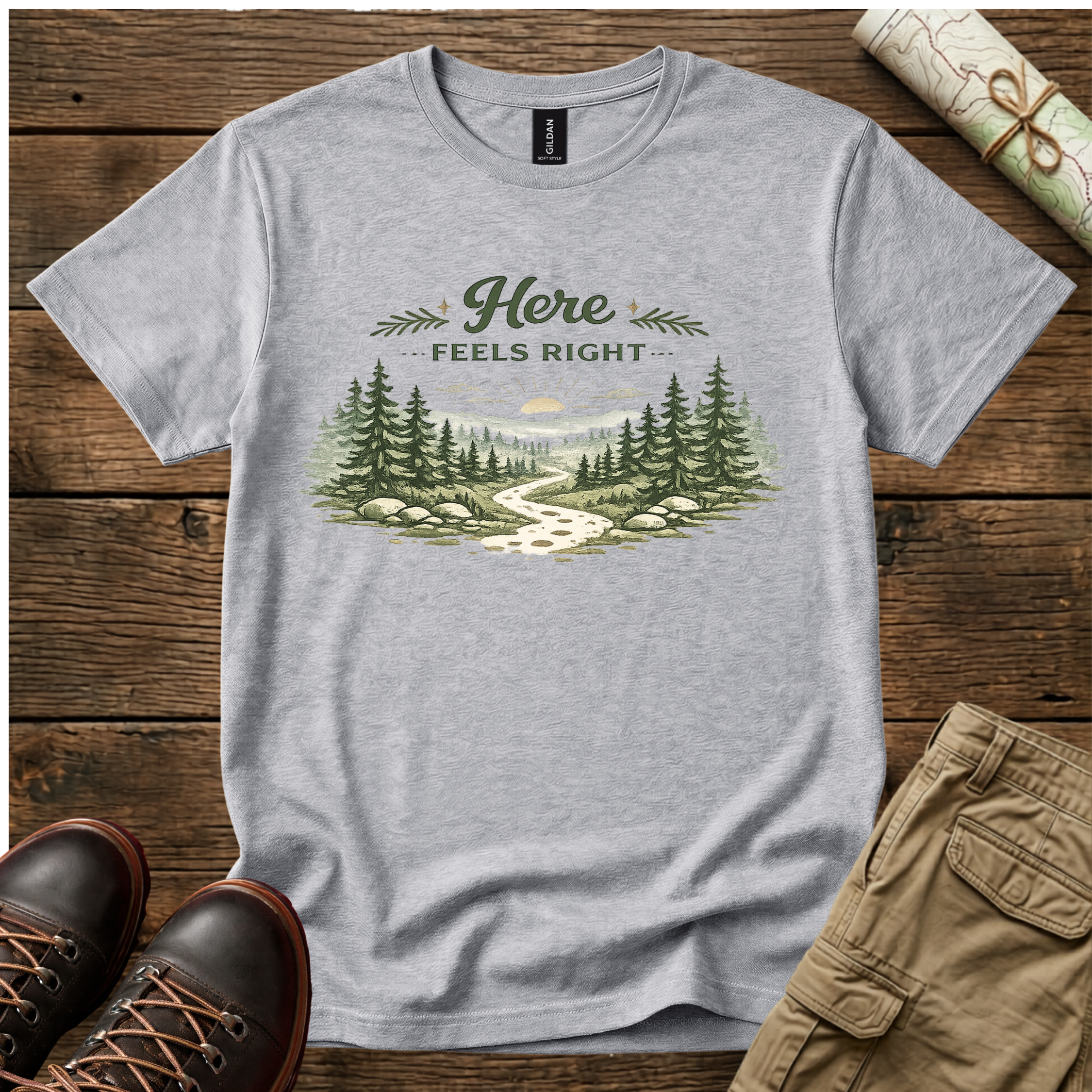 Here Feels Right T-Shirt