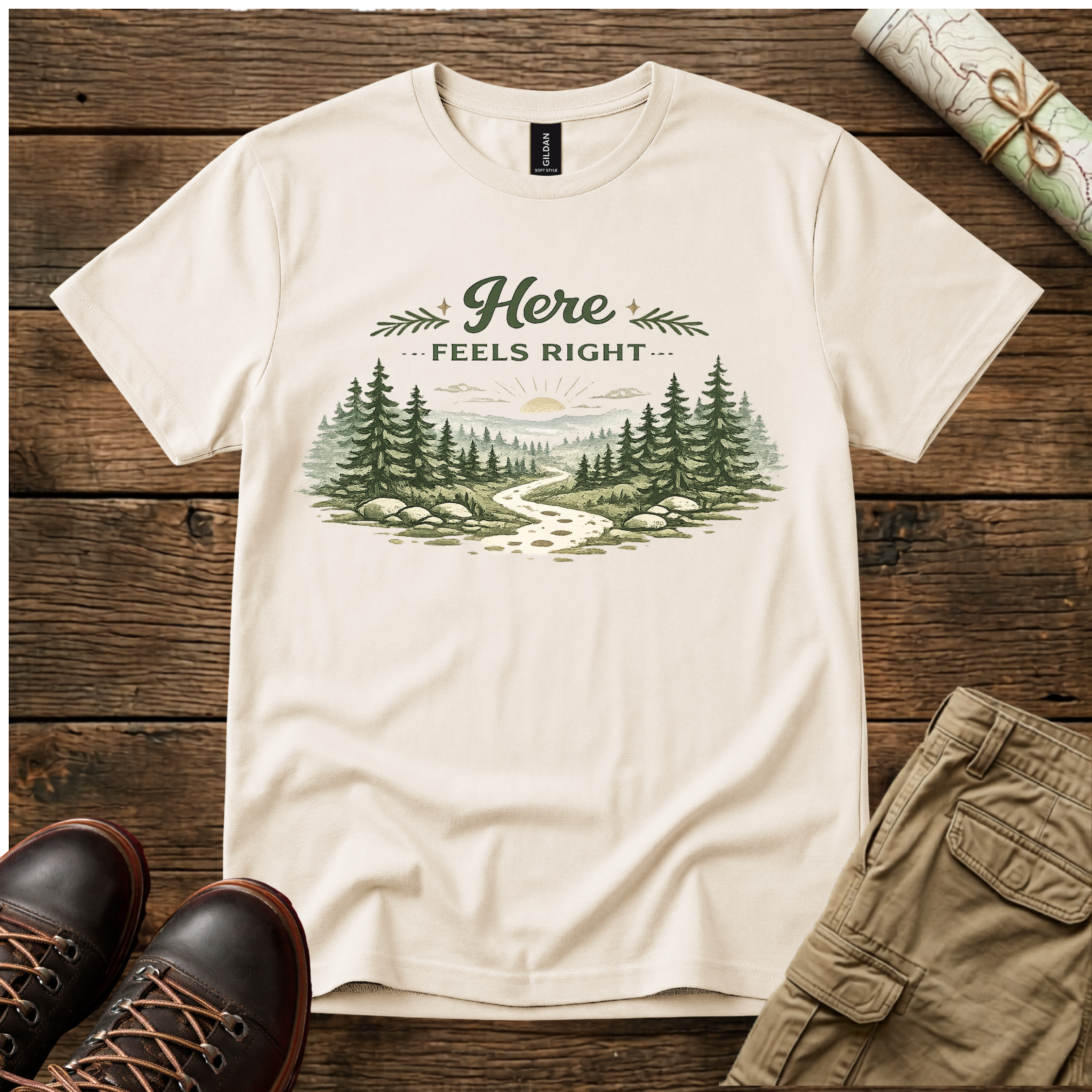 Here Feels Right T-Shirt