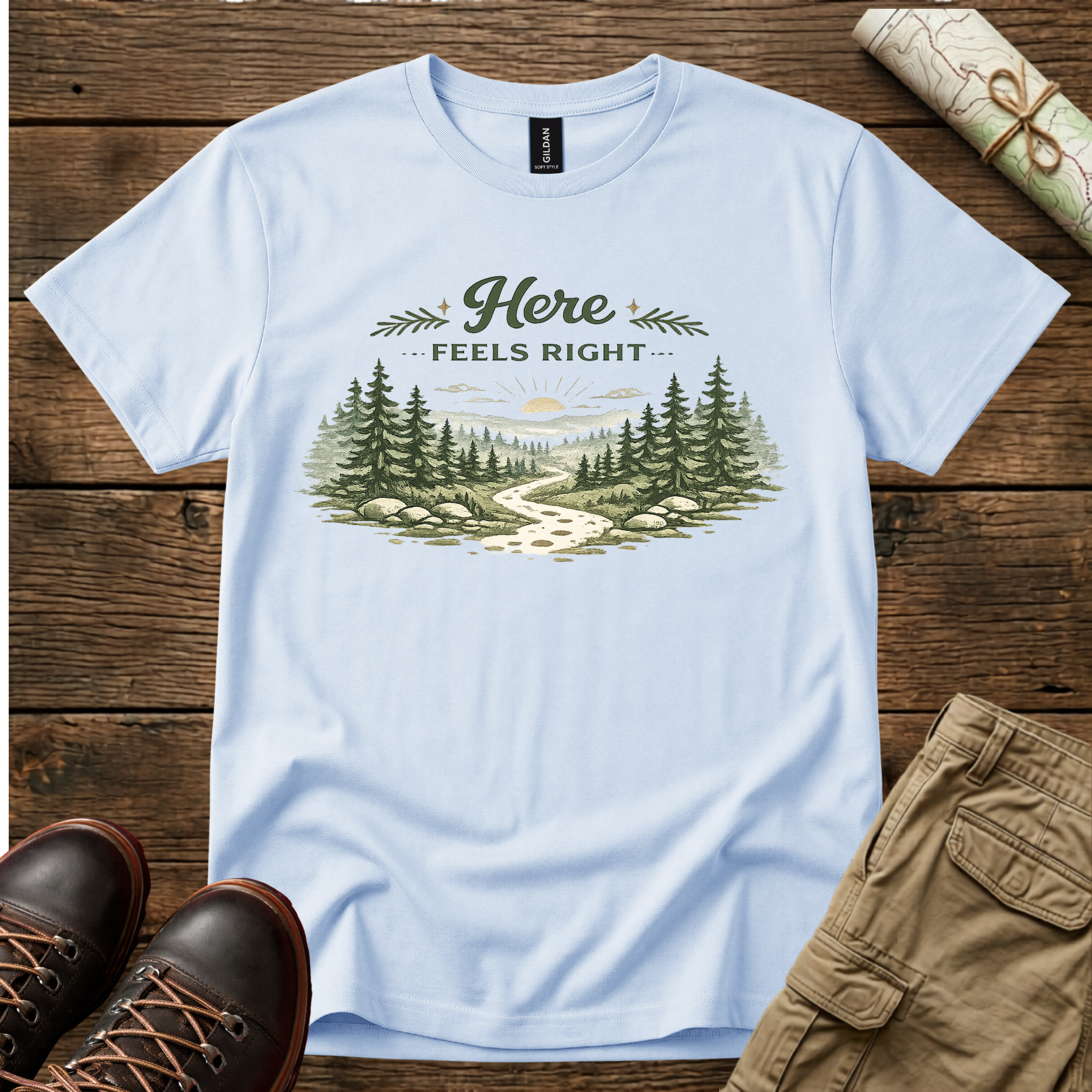 Here Feels Right T-Shirt