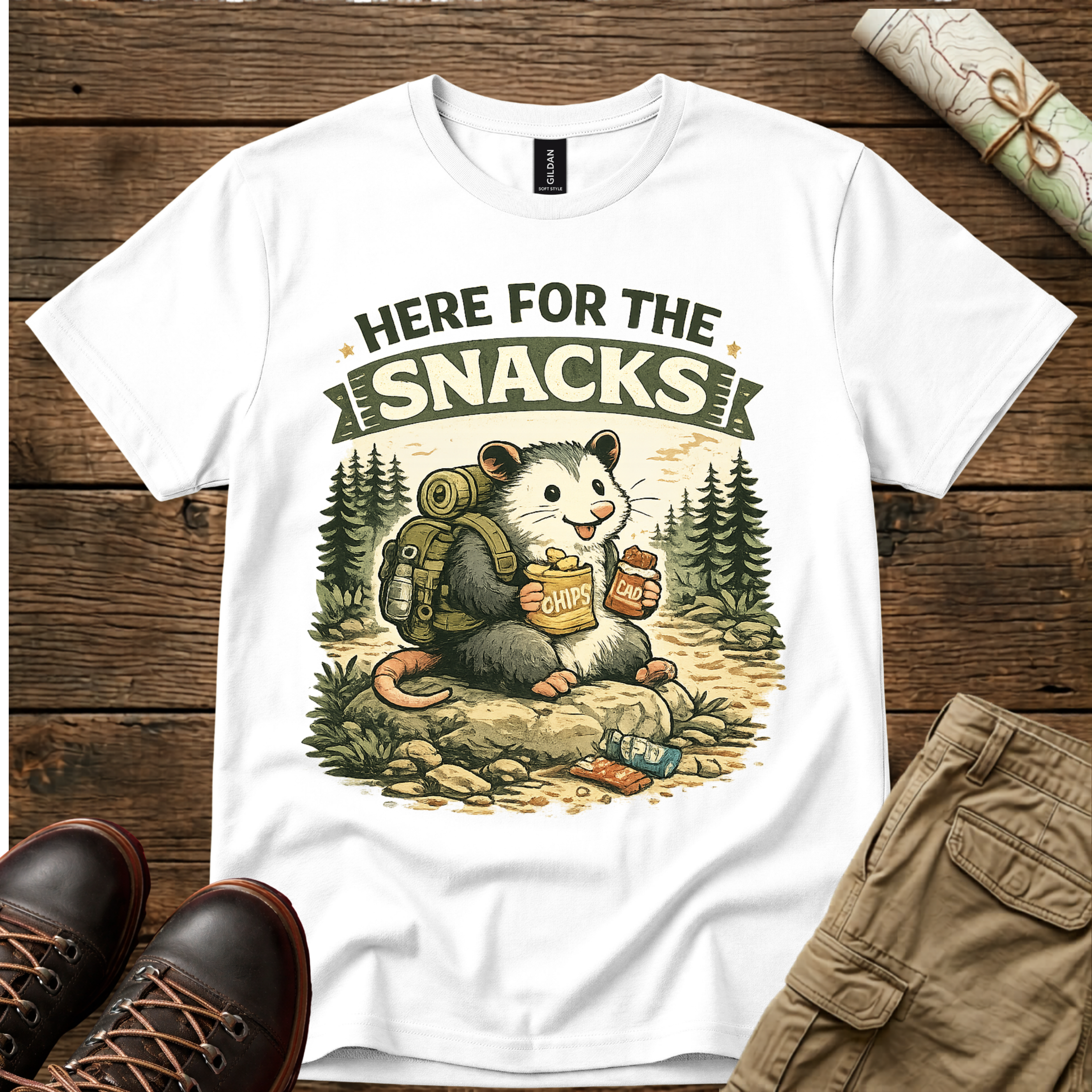Here For The Snacks T-Shirt