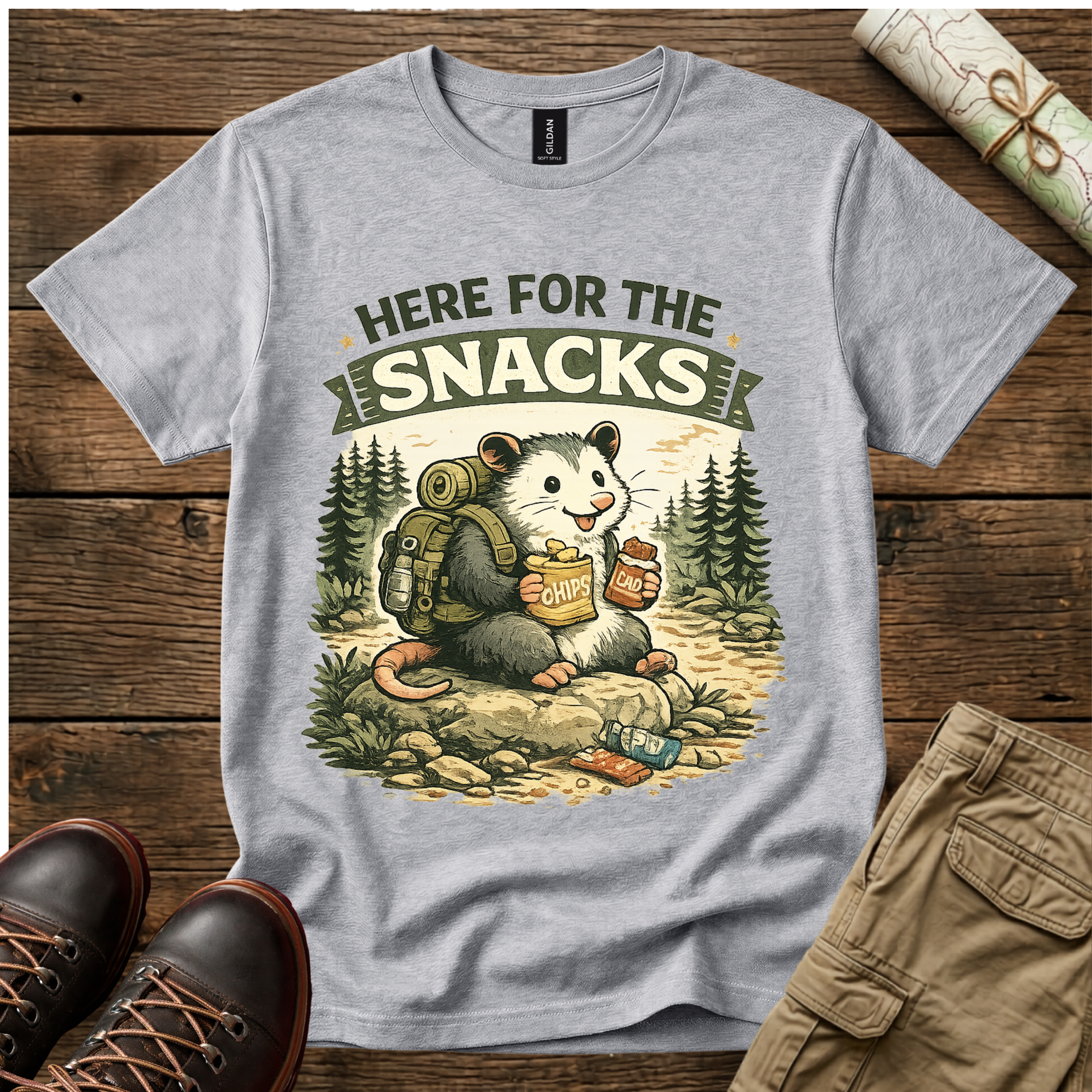 Here For The Snacks T-Shirt