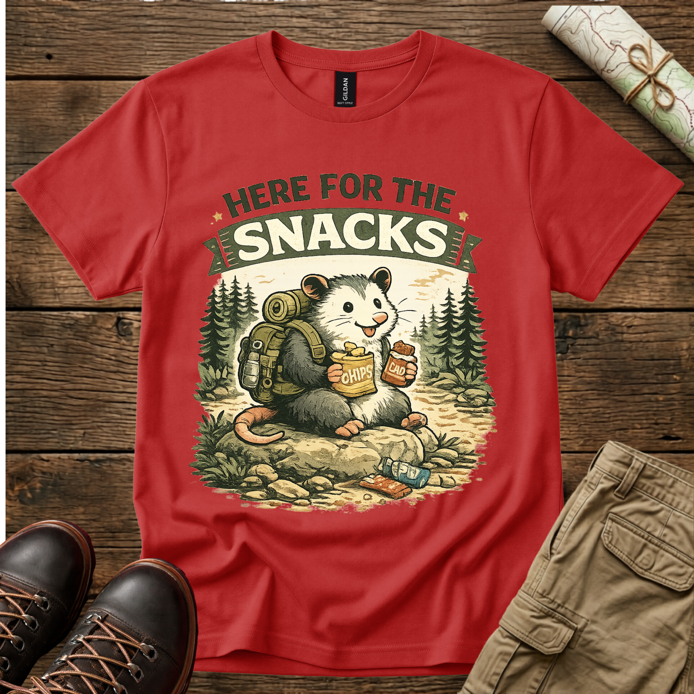 Here For The Snacks T-Shirt