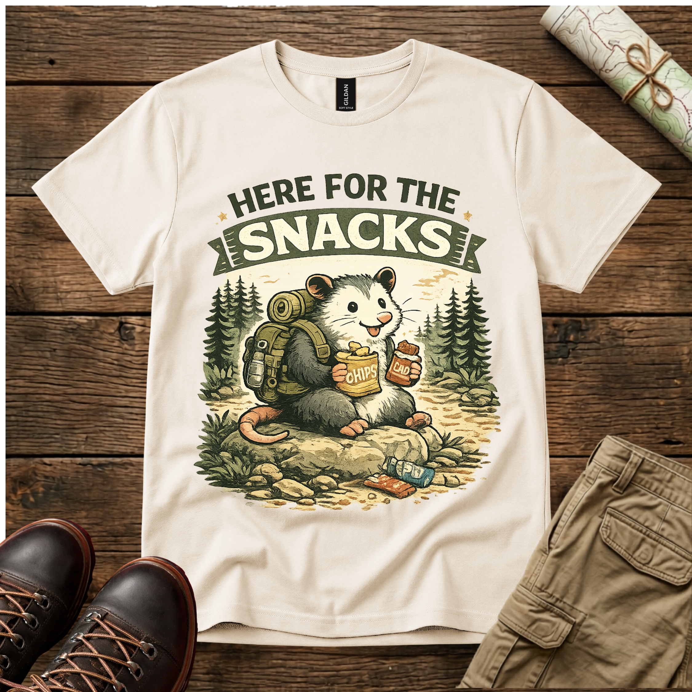 Here For The Snacks T-Shirt