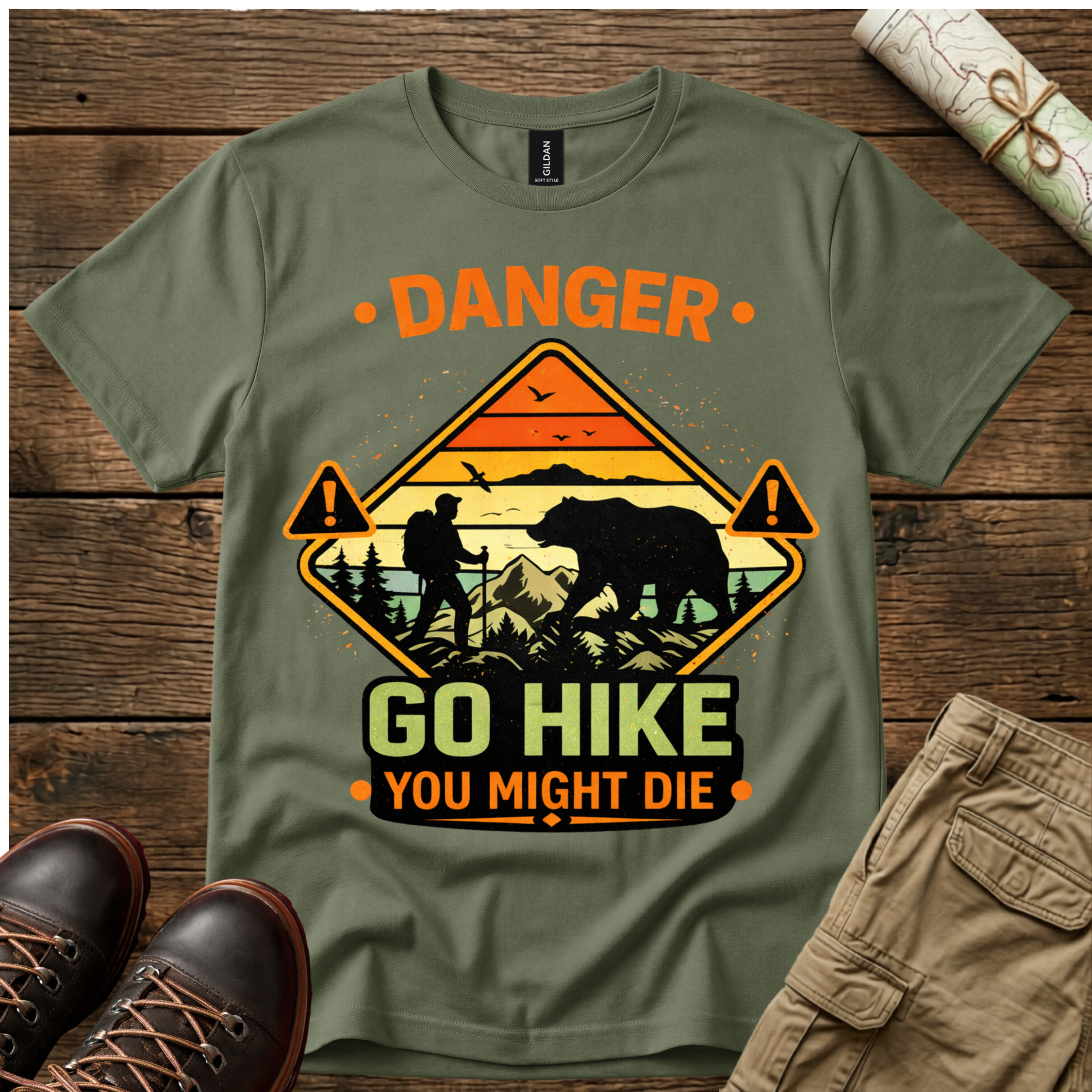 Danger Go Hike T-Shirt