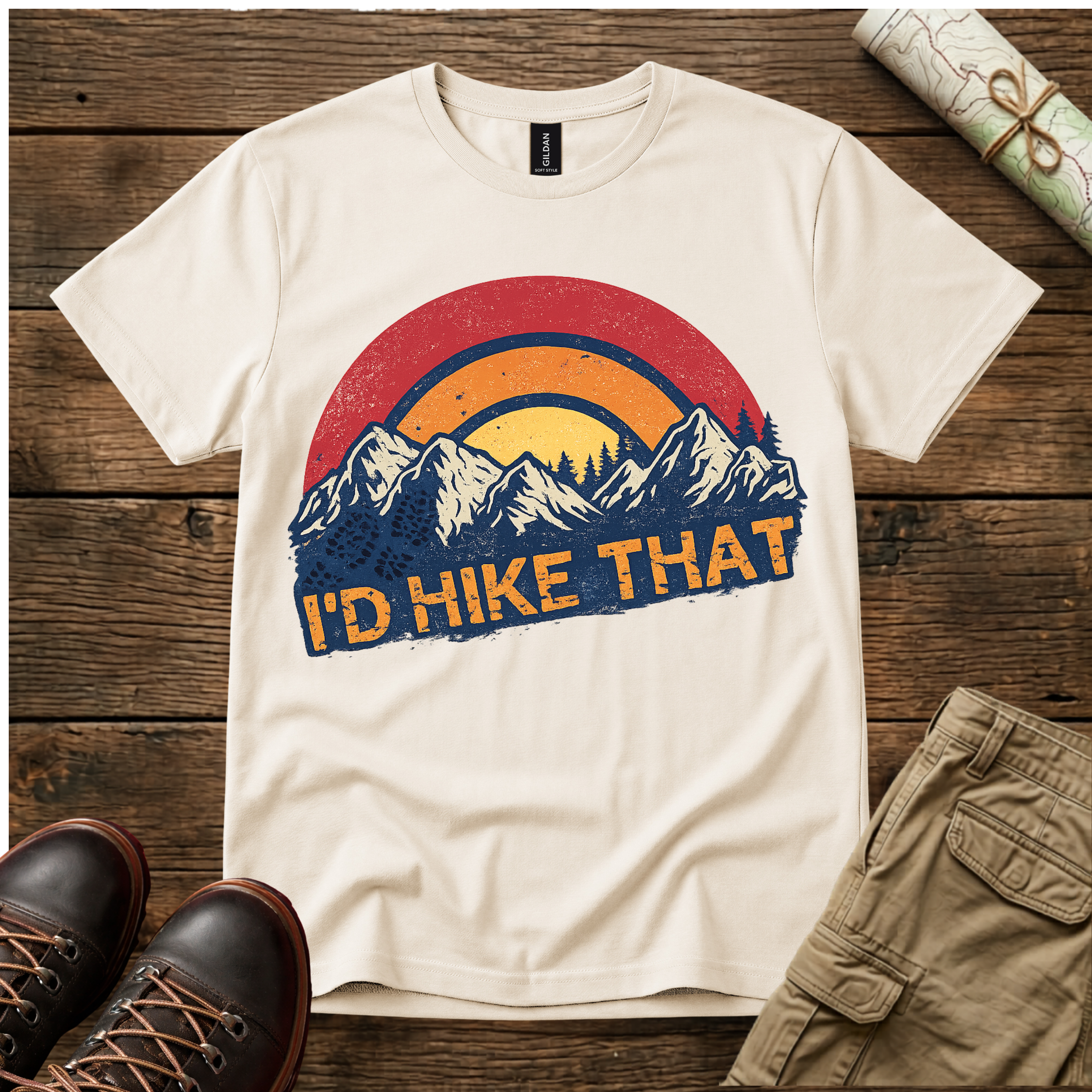 I'D Hike That T-Shirt