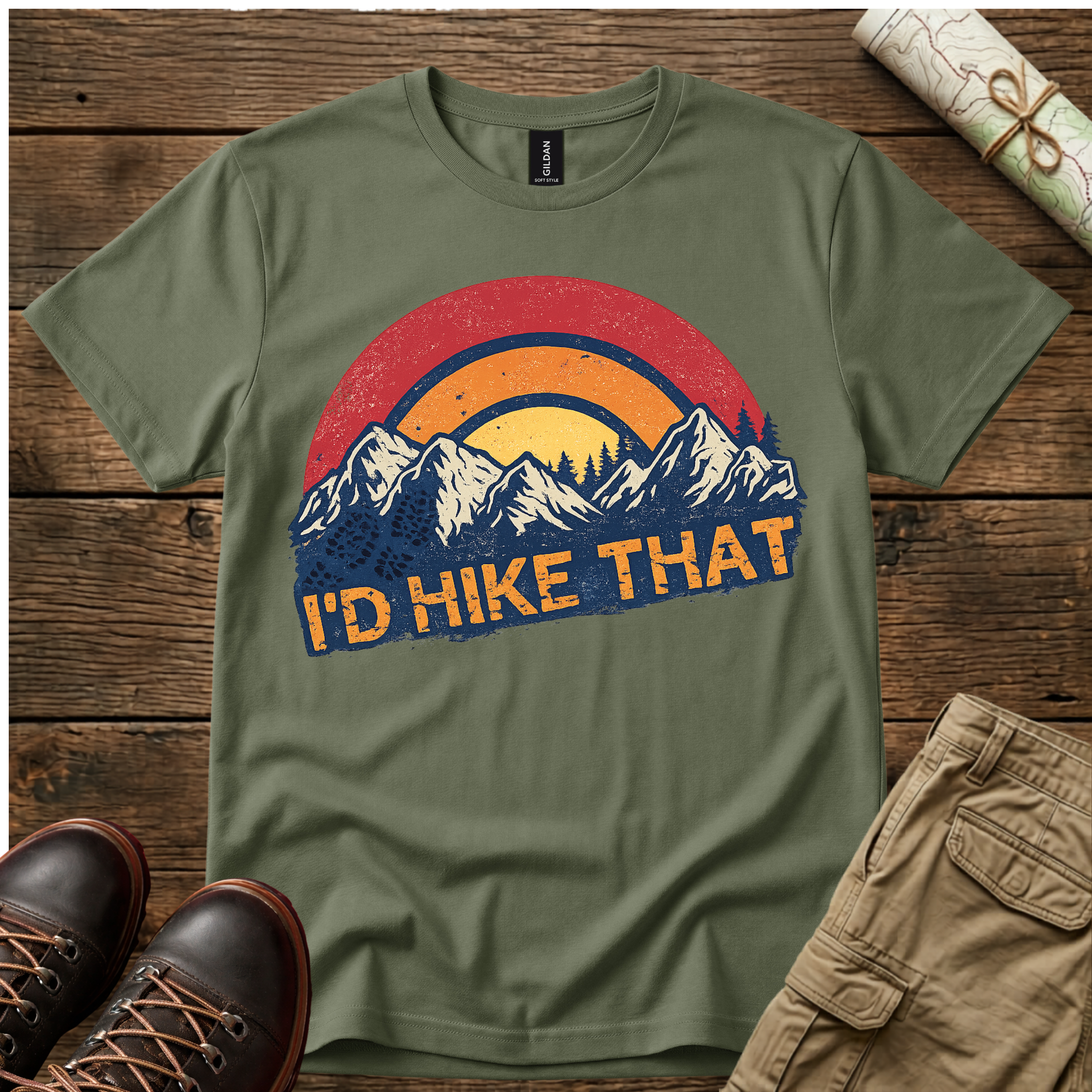 I'D Hike That T-Shirt